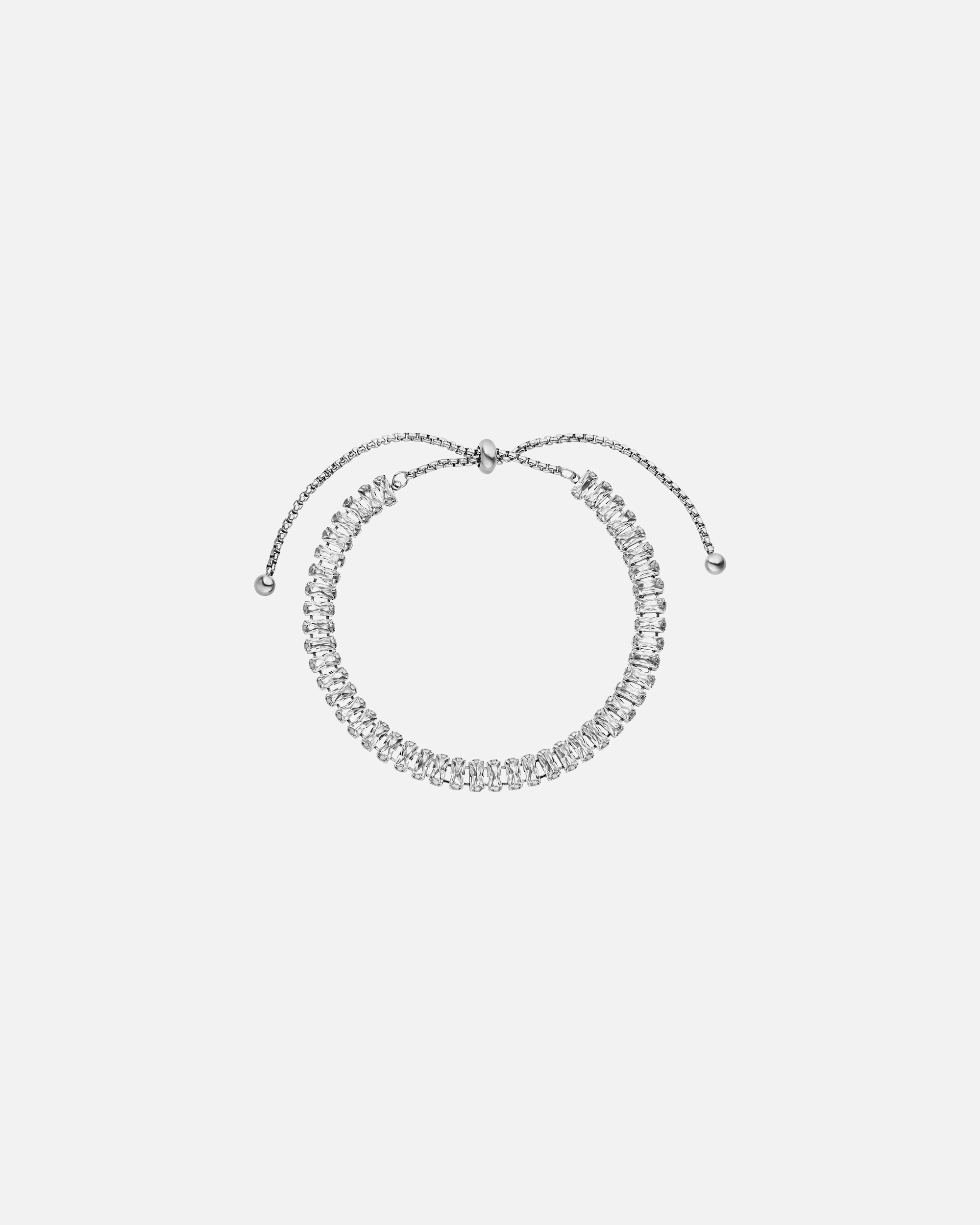 Braccialetto di Femmina Purelei Crystal Glow Bracciale 100% acciaio inossidabile Argento