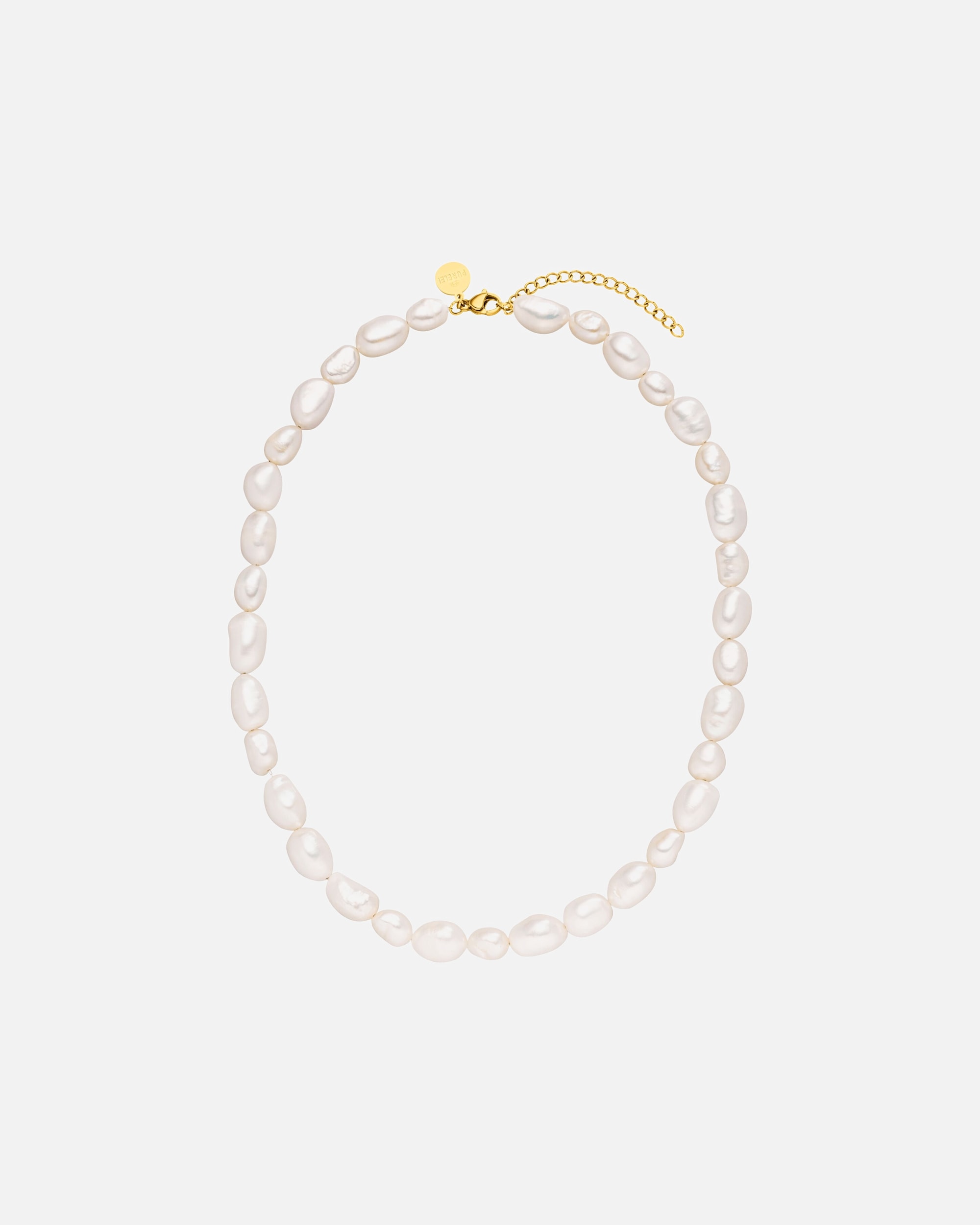 Collana di Femmina Purelei Keshi Moonlight Collana di perle 100% acciaio inossidabile 40/45 cm