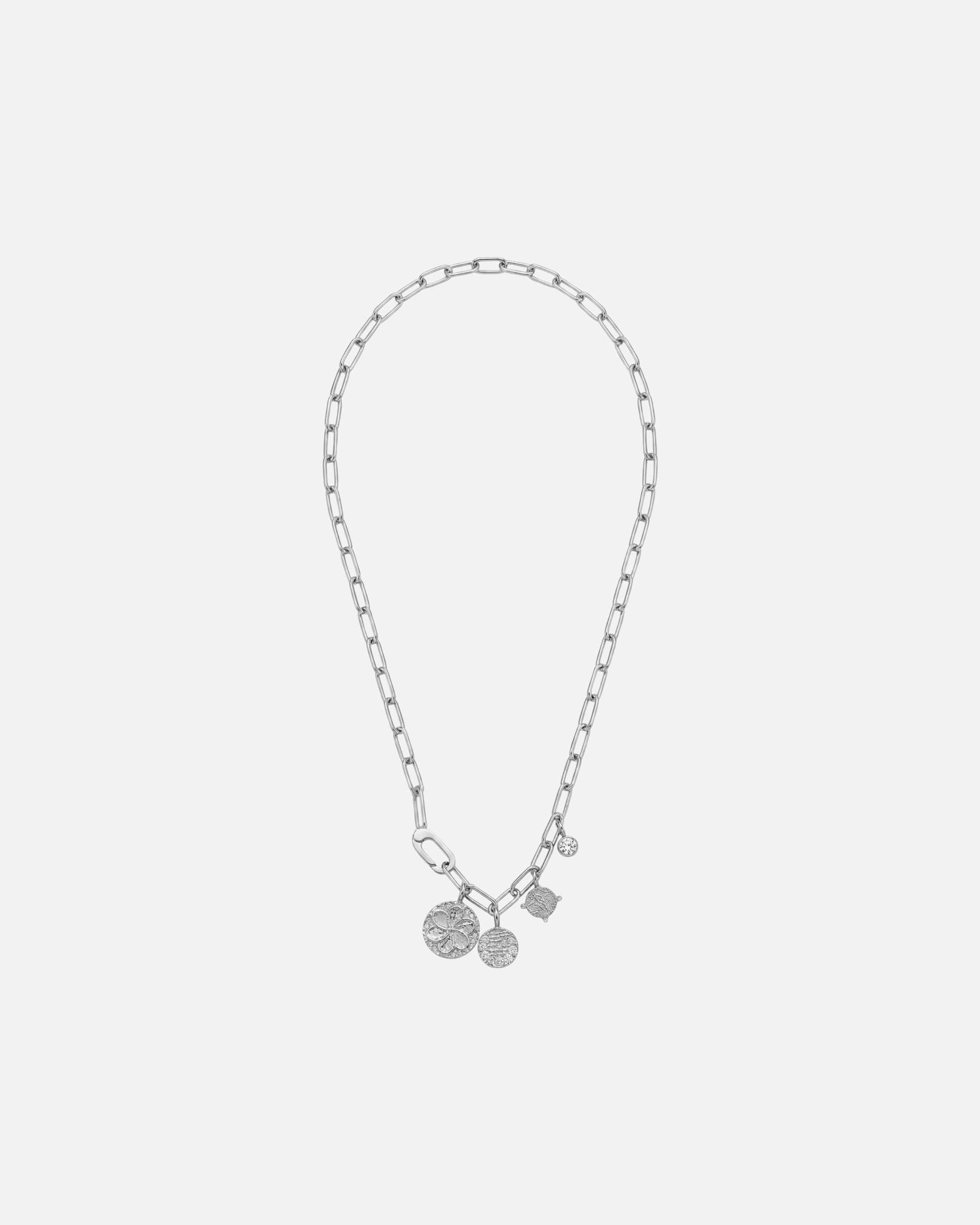 Collana di Unisex Purelei Forever Aloha Collana 100% acciaio inossidabile Argento