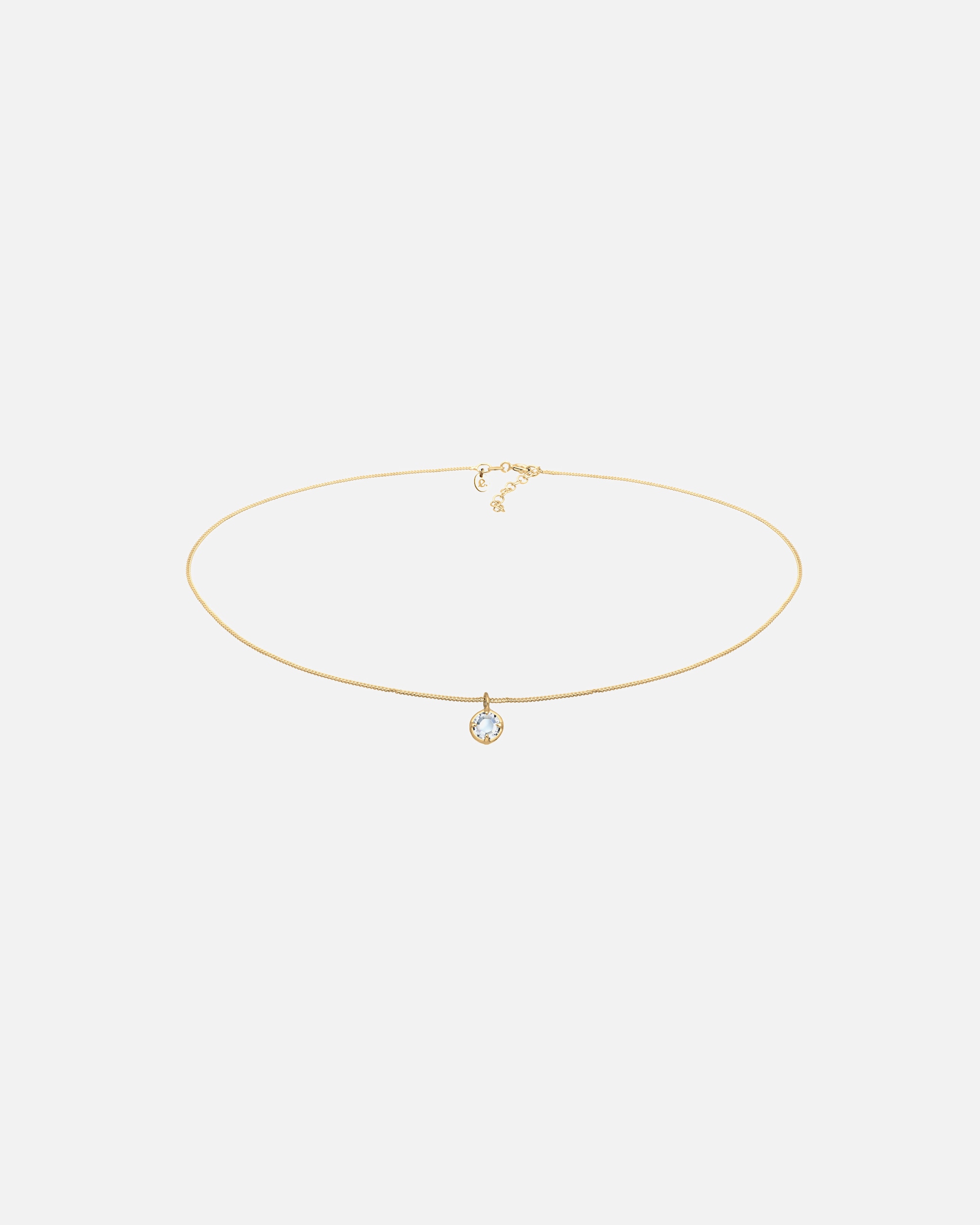Collana di Femmina Elli PREMIUM Girocollo di base scintillante con cristallo in Argento Sterling 925 goldfarben