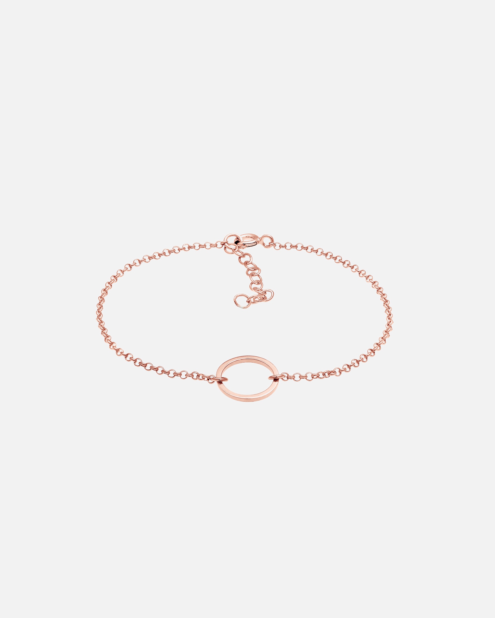 Braccialetto di Femmina Elli Bracciale basic con cerchio in Argento Sterling 925 design Geo rosefarben