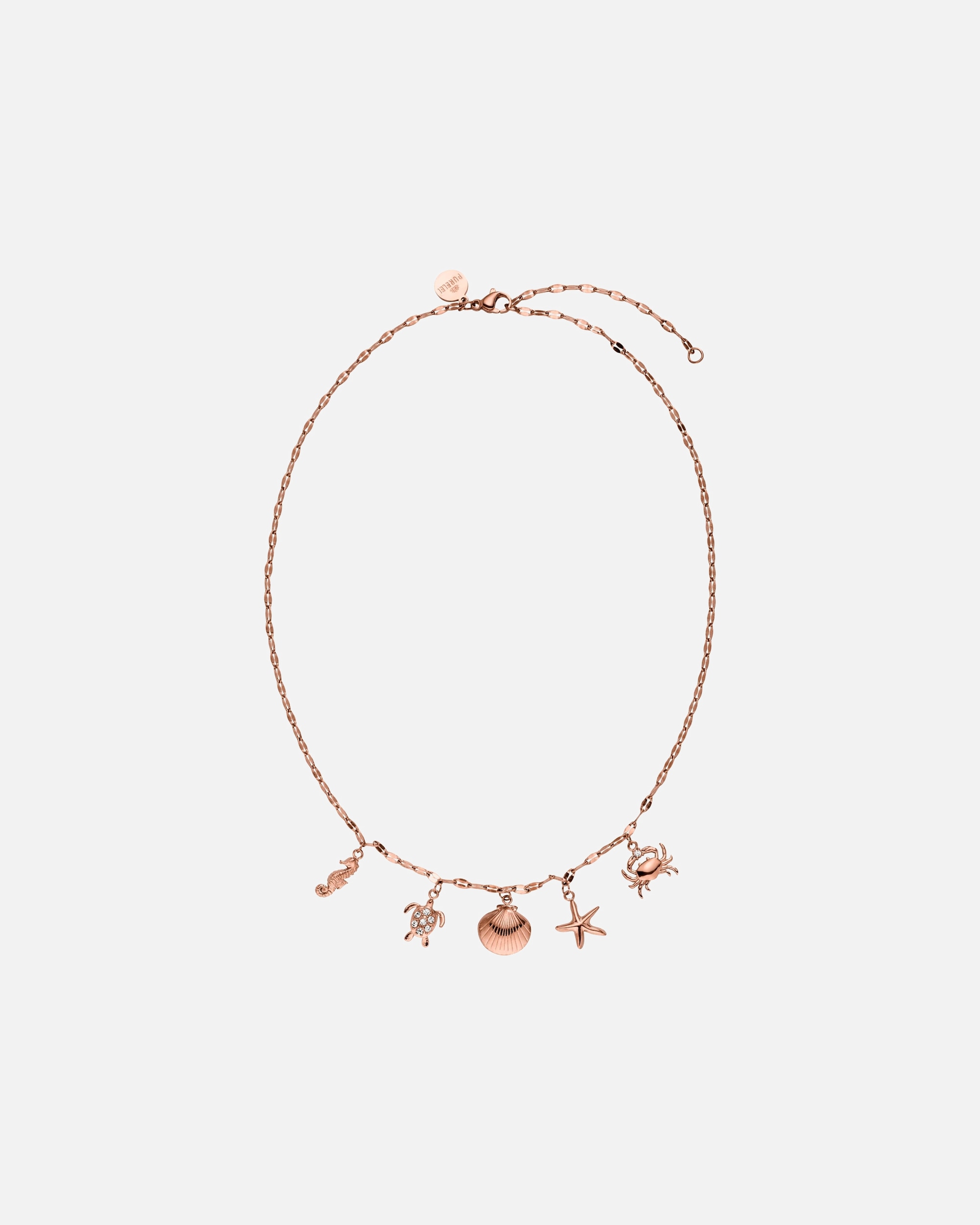 Collana di Femmina Purelei Underwater World Collana 100% acciaio inossidabile Oro rosa