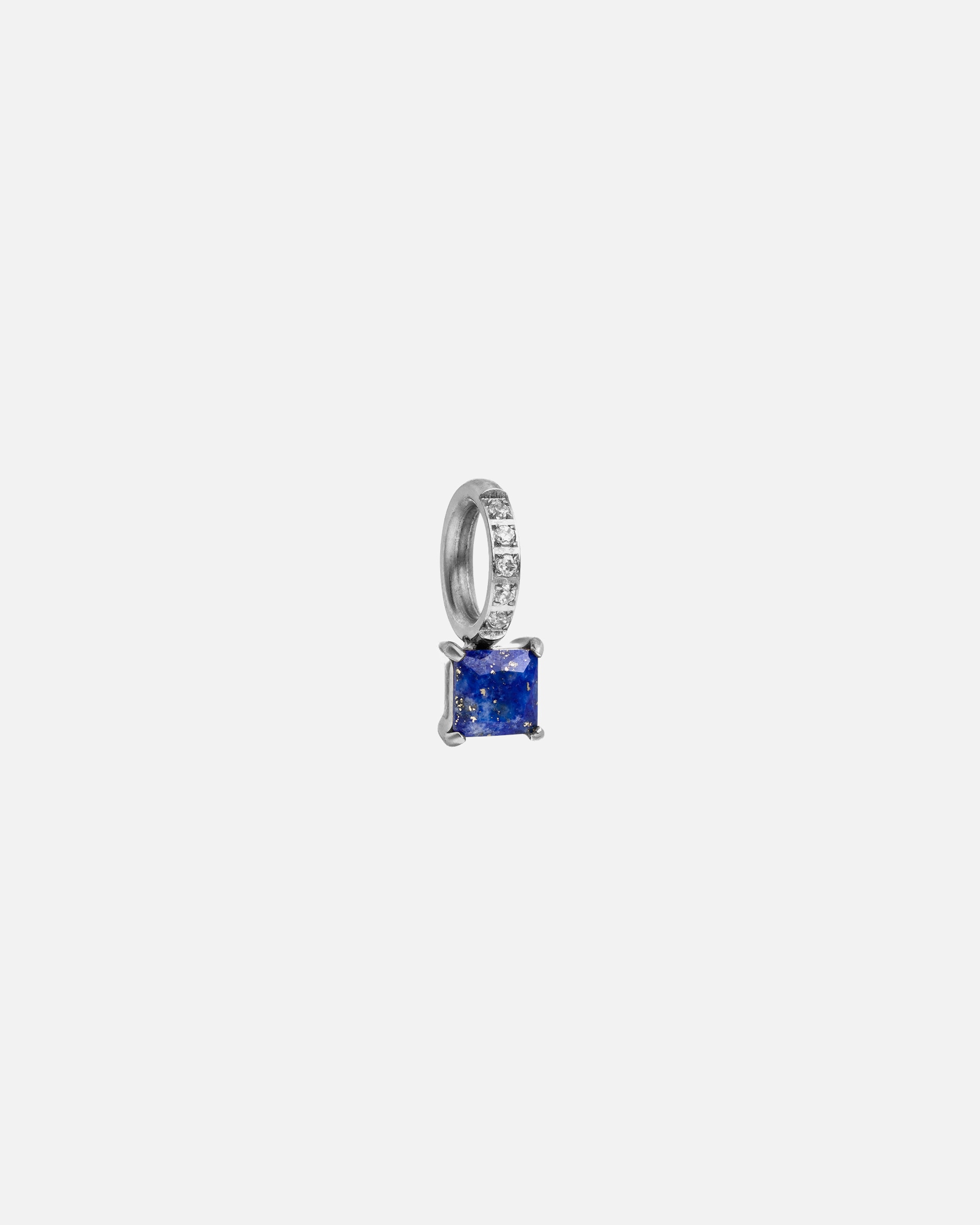 Pendente di Unisex Purelei Pietra portafortuna di settembre: lapislazzuli Ciondolo 100% acciaio inossidabile Argento