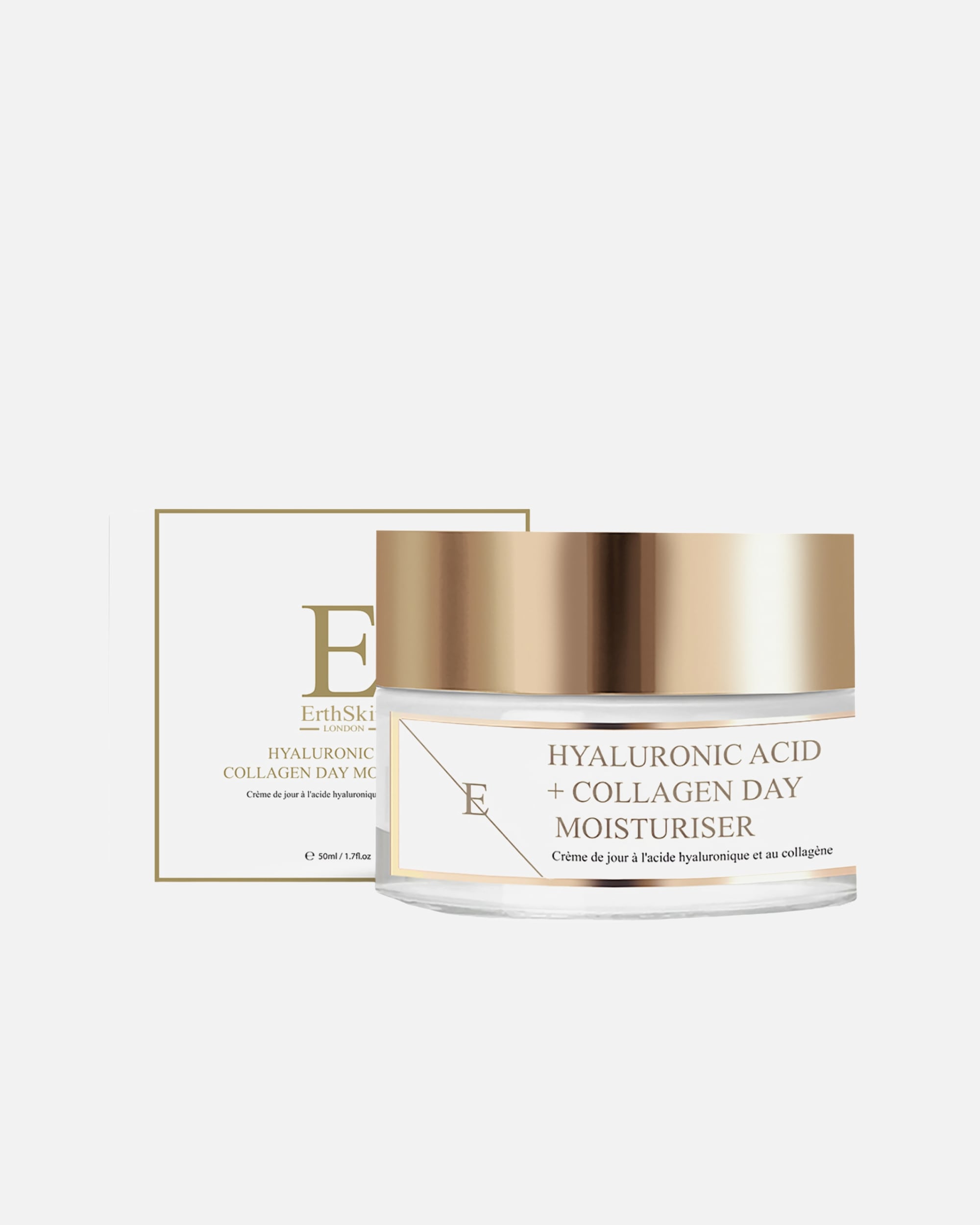 Crema da Giorno di Femmina ErthSkin London Crema da giorno all'acido ialuronico e collagene 50ml