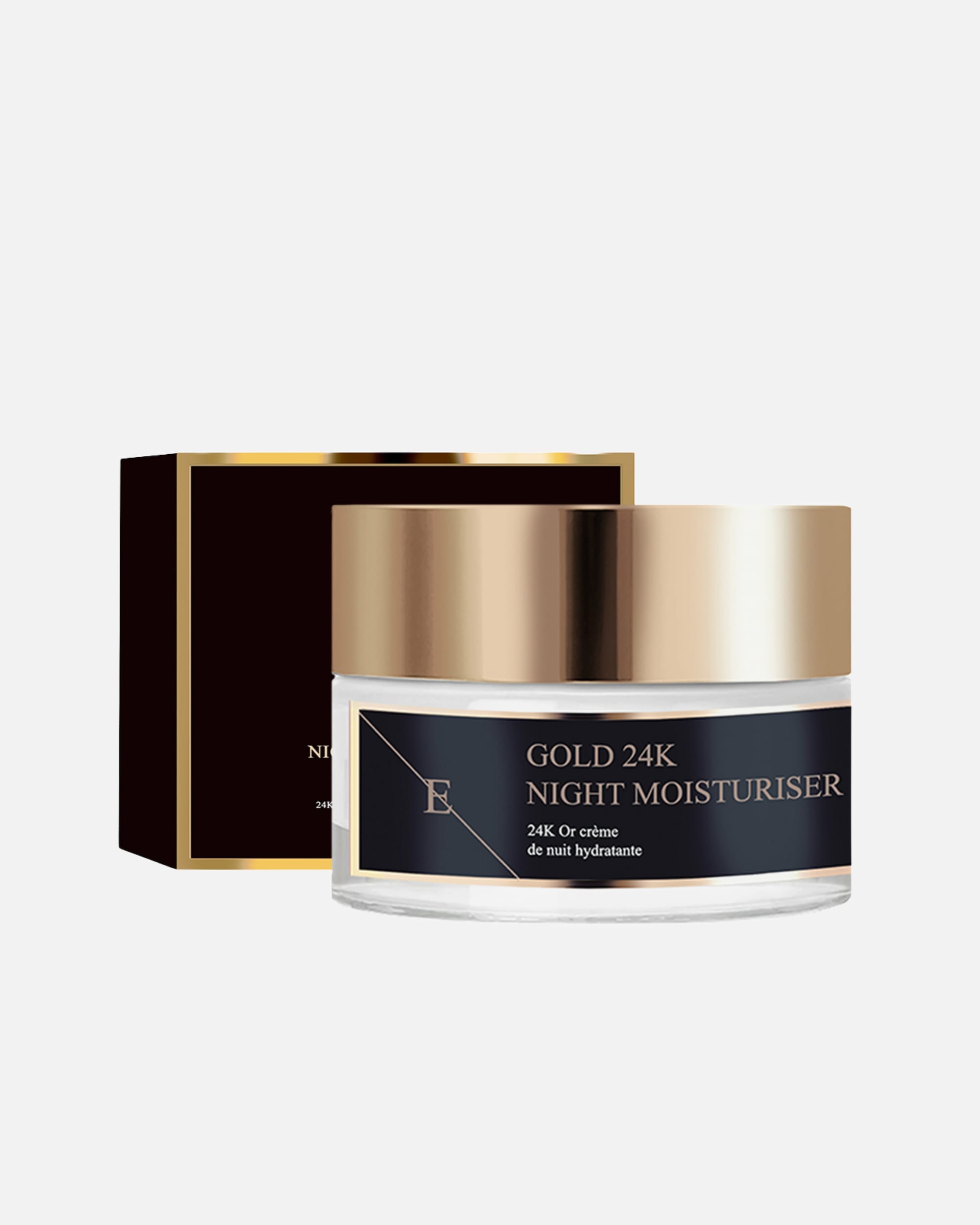 Crema notte di Femmina Crema idratante antirughe notturna all'oro 24 carati 50ml
