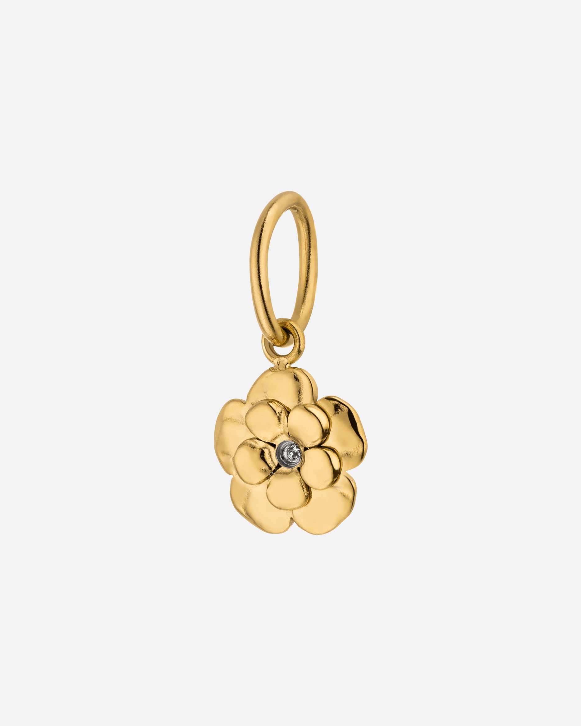 Pendente di Unisex Purelei Fiore primaverile Ciondolo 100% acciaio inossidabile Oro