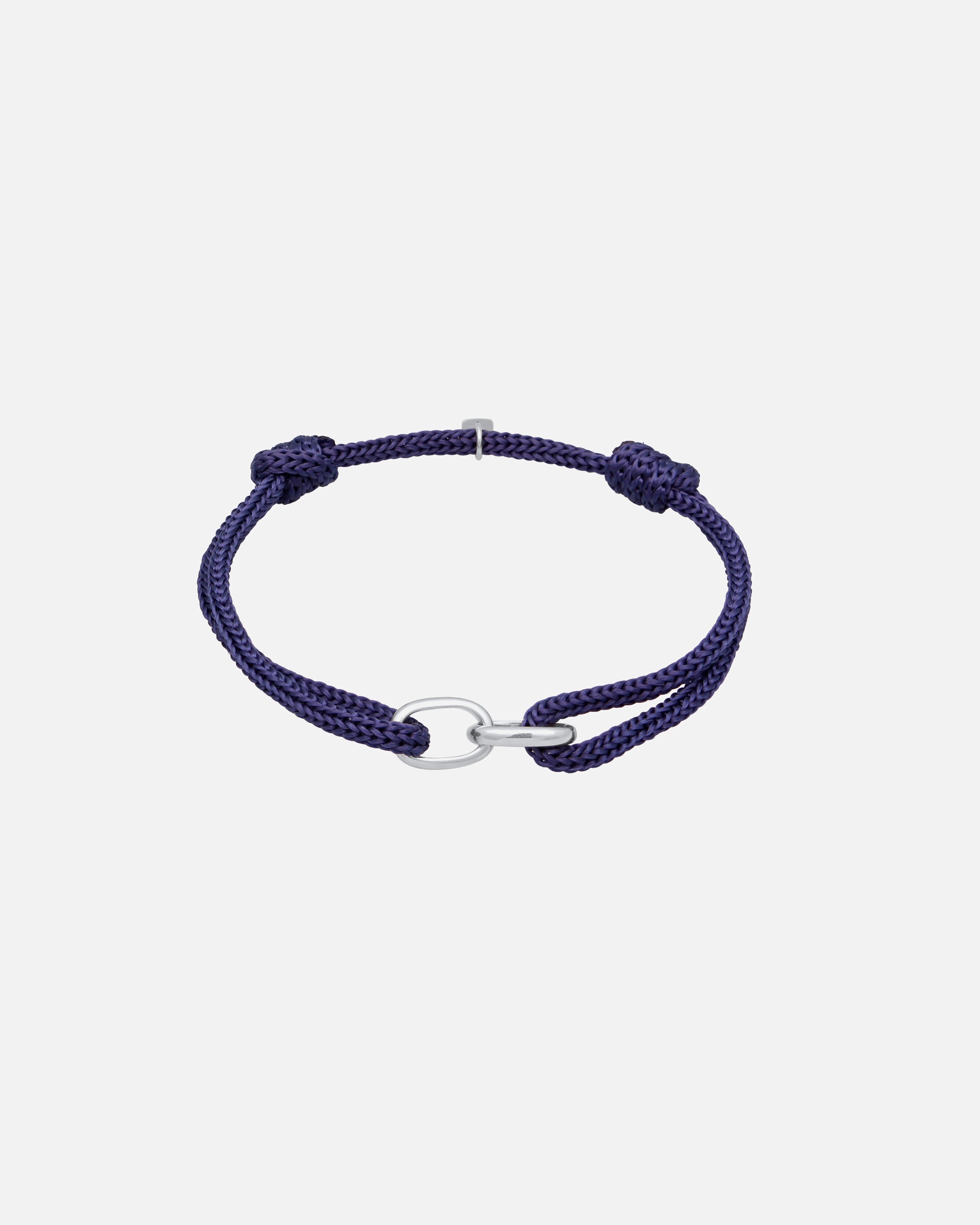 Braccialetto di Maschio KUZZOI Bracciale Argento Ovale 925 Sterling Silver Blu scuro
