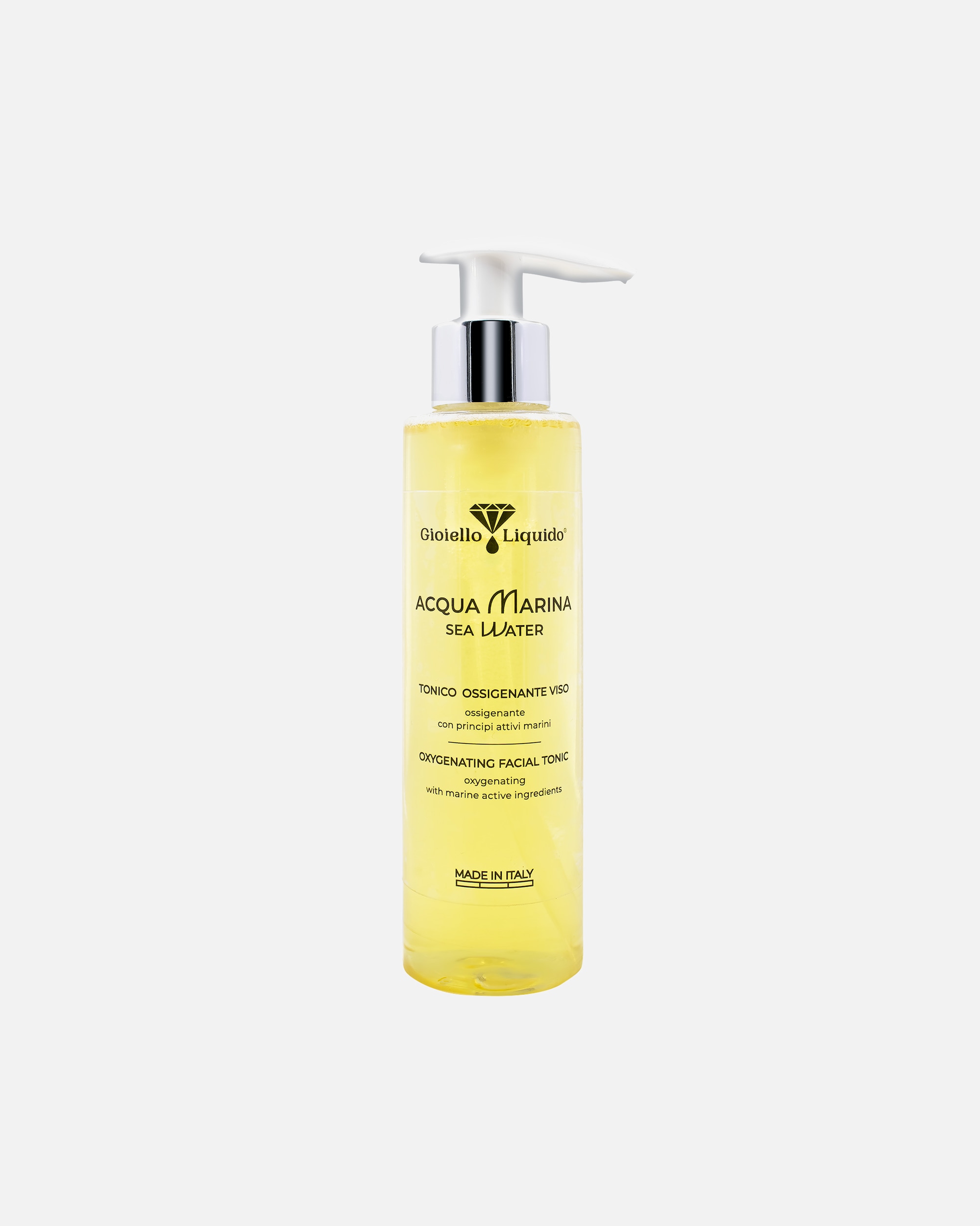 Tonico viso di Unisex Gioiello Liquido Tonico ossigenante viso "Acqua Marina" 150 ml