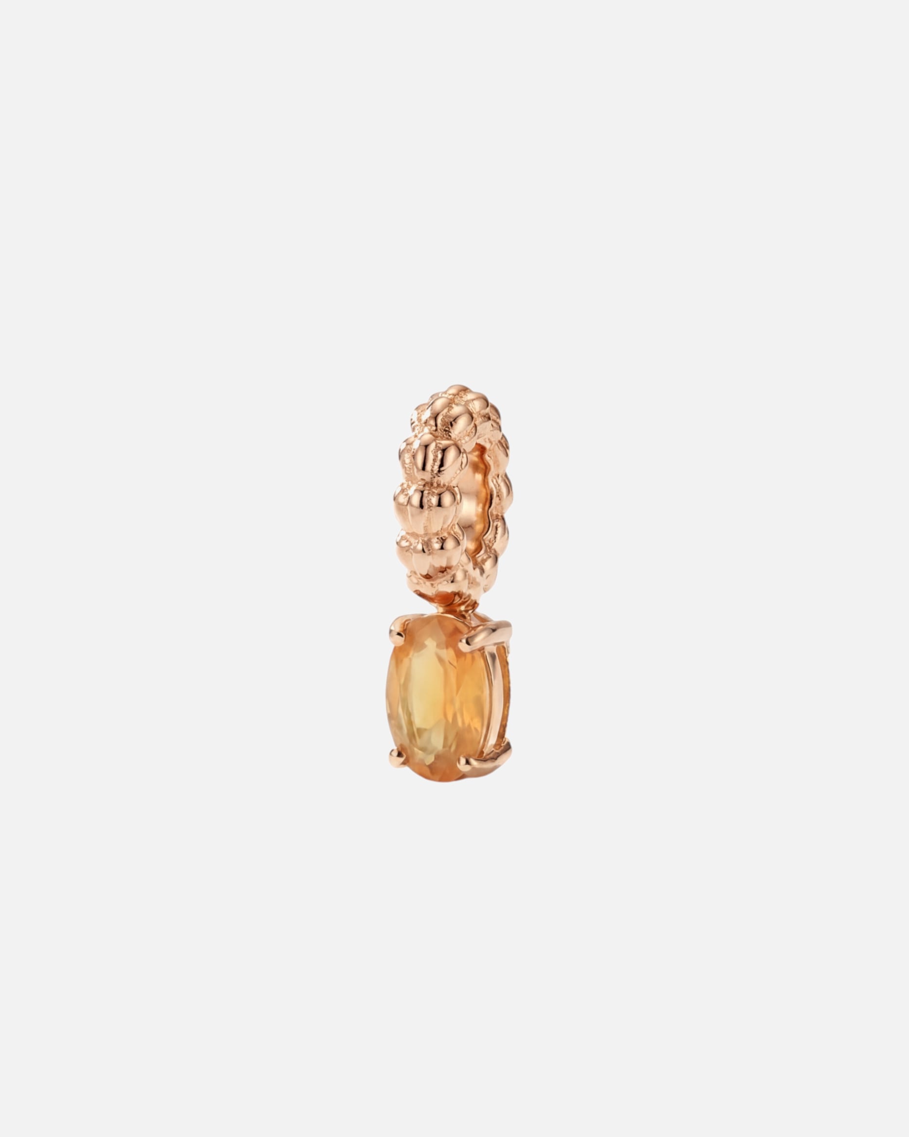 Pendente di Unisex Purelei Opale di ottobre, pietra portafortuna LEI Ciondolo 100% acciaio inossidabile Oro rosa