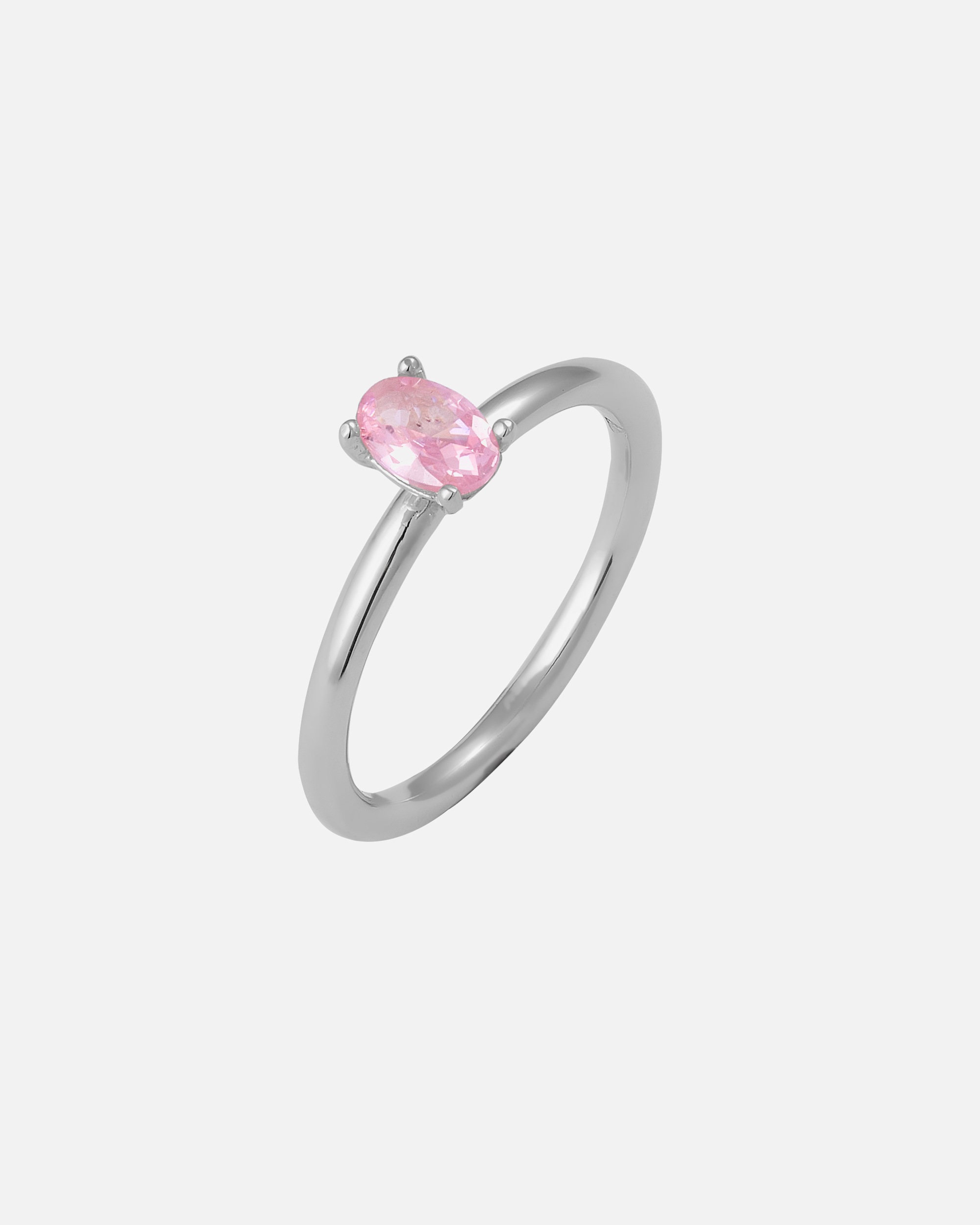 Anello di Femmina Elli Anello ovale Zirconia Bianco 925 Sterling Silver 56