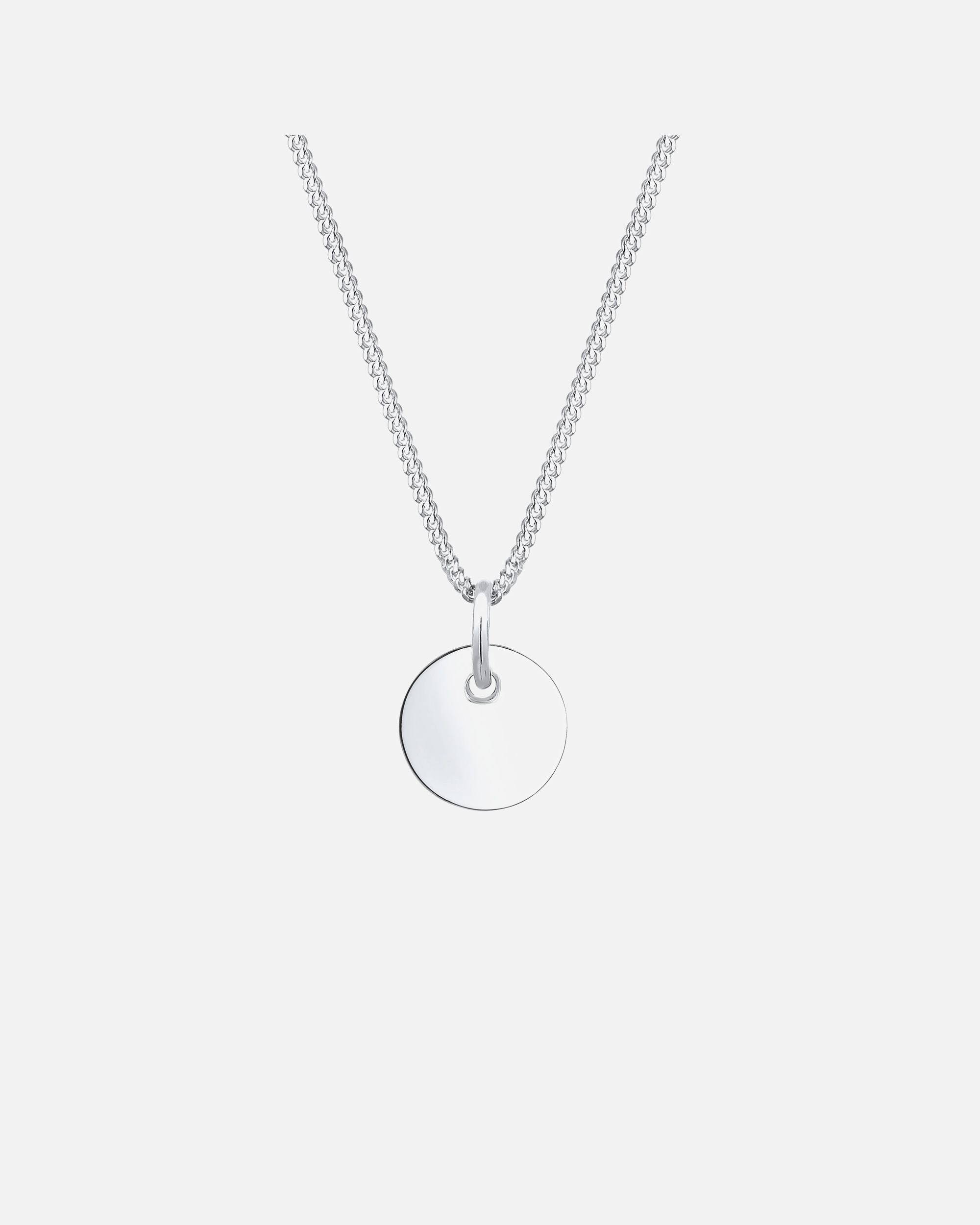 Collana di Femmina Elli Ciondolo Placchetta di Base Geo Look in Argento Sterling 925 50