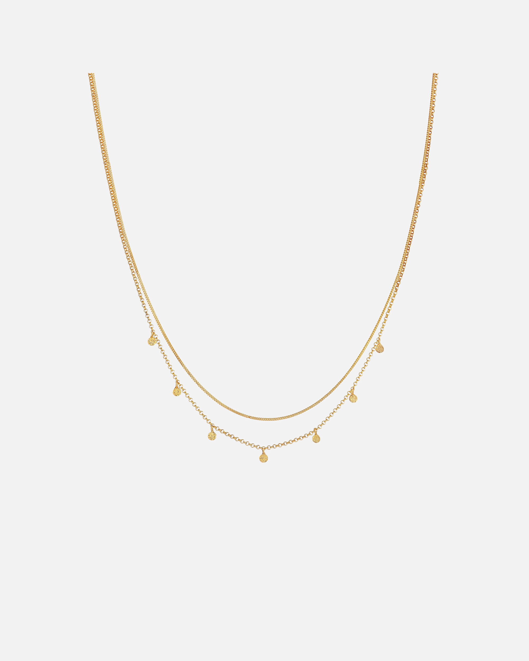 Collana di Femmina Strati Placchetta Ciondolo Martellato Tendenza Blogger in Argento Sterling 925 goldfarben