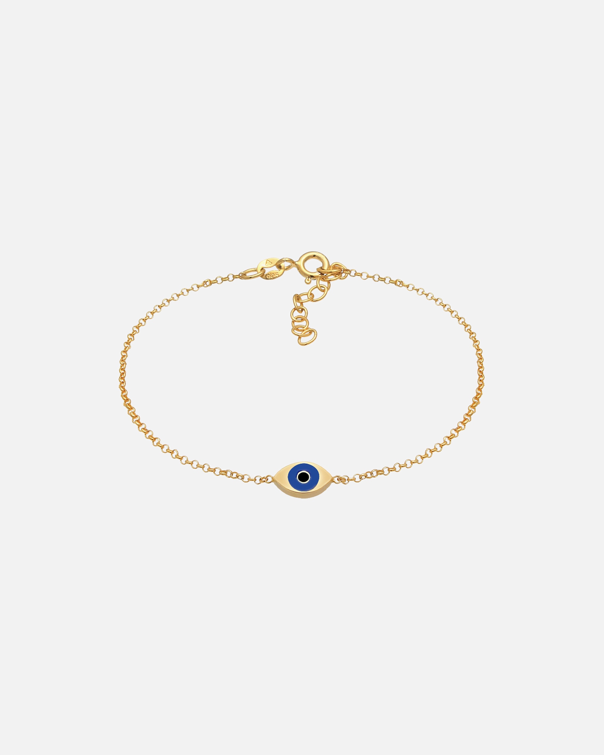 Braccialetto di Femmina Elli Collana con simbolo del malocchio e tendenza allo smalto in Argento Sterling 925 goldfarben