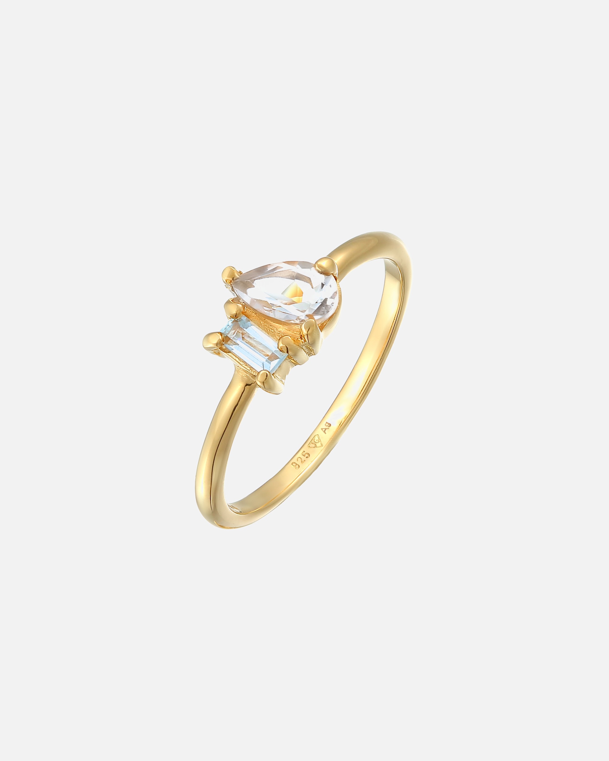 Anello di Femmina Elli PREMIUM Onda Marittima in Argento 925 54
