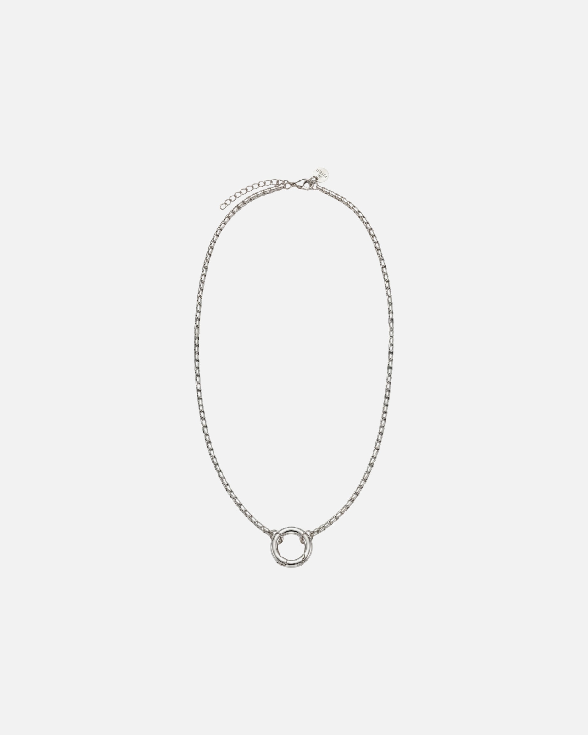 Collana di Unisex Purelei Ressonance Charm Collana 100% acciaio inossidabile Argento