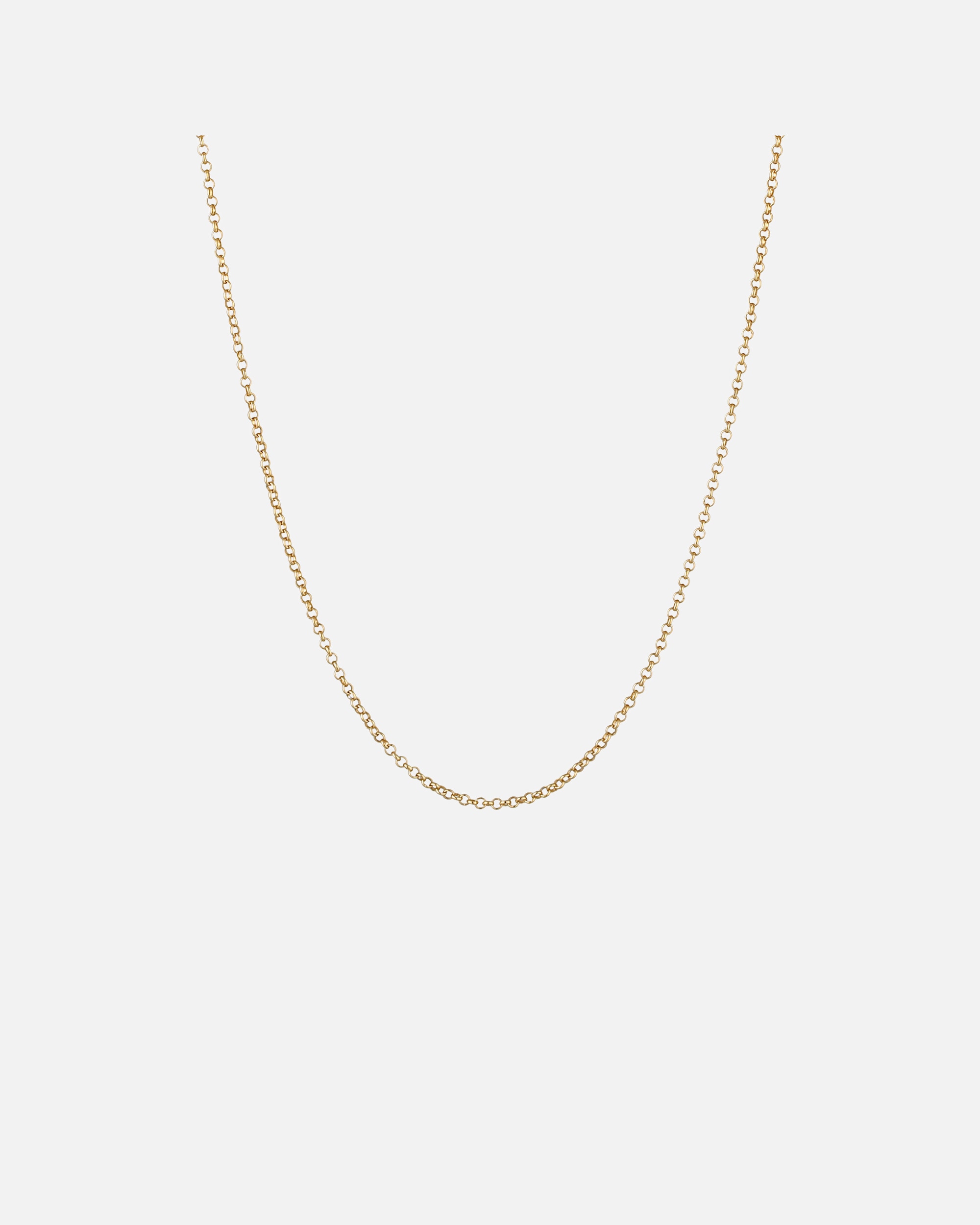 Collana di Femmina Elli Basico Minimal Blogger in argento sterling 925 placcato oro 45