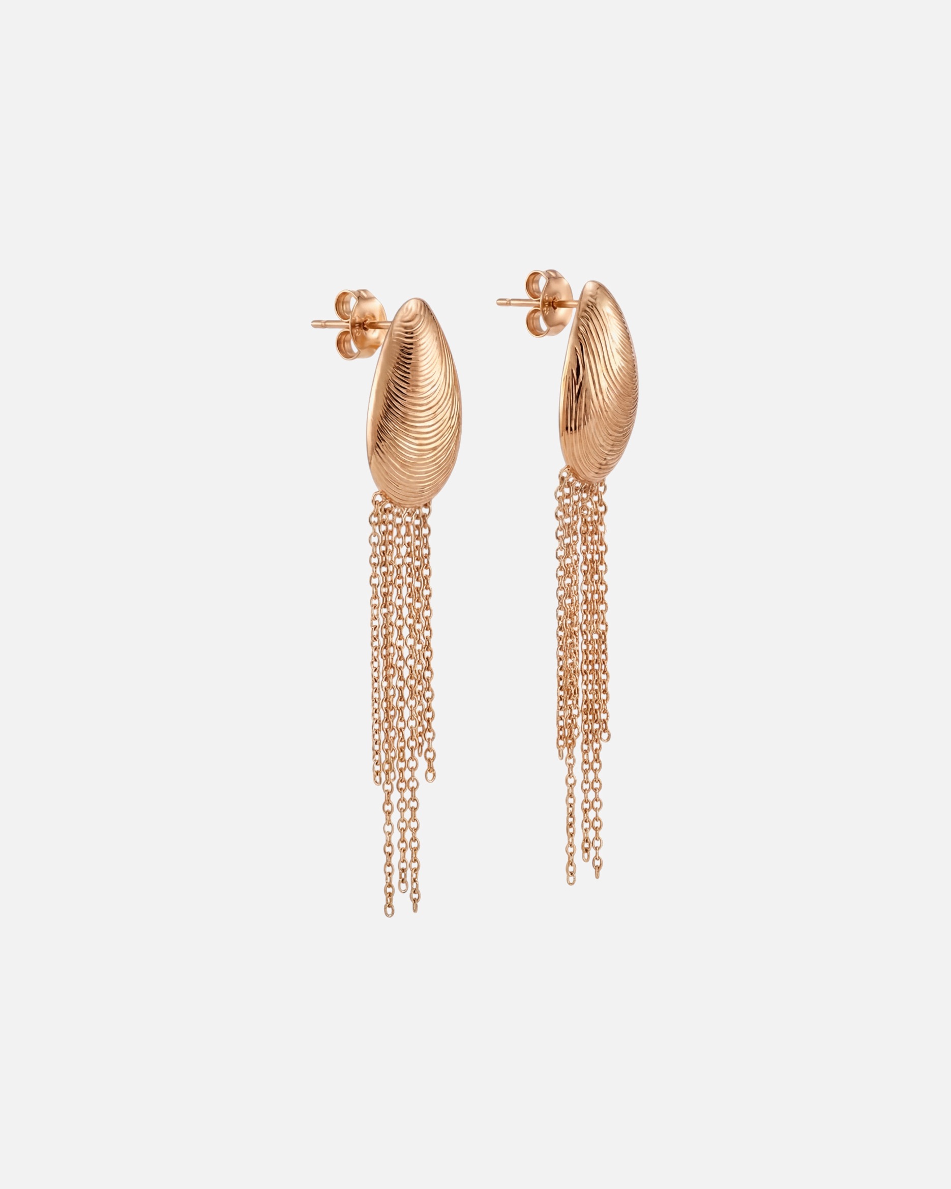 Orecchini di Unisex Purelei Sea Glam Orecchini 100% acciaio inossidabile Oro rosa