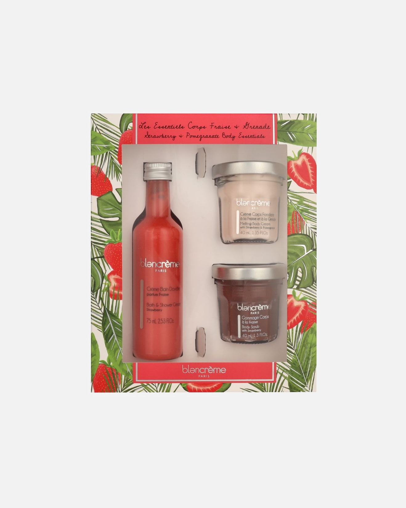 Cofanetto cura del corpo di Femmina Body Essentials Trio Set - Strawberry 1 pezzo