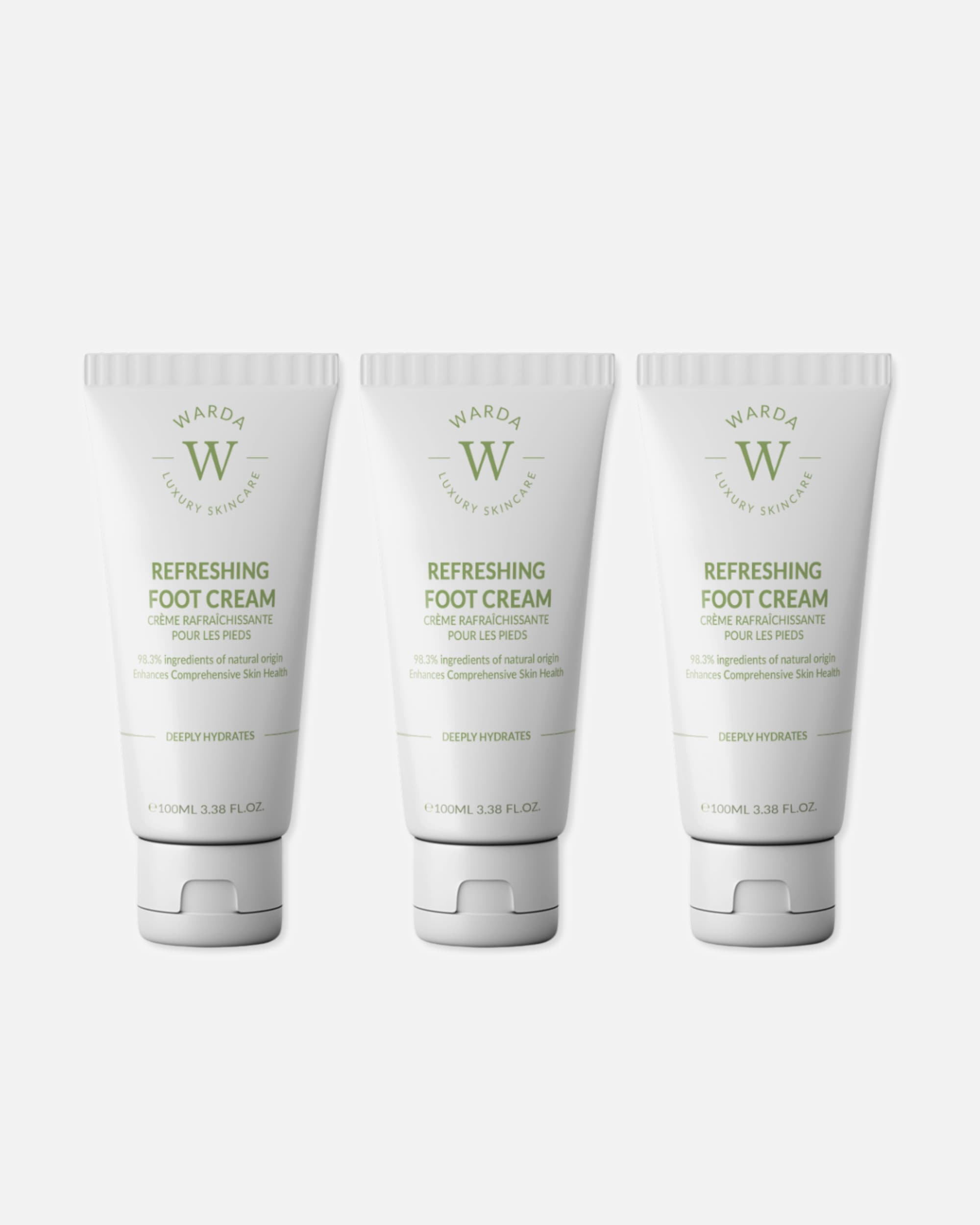 Crema Piedi di Femmina WARDA LUXURY SKINCARE Trio di creme per i piedi 1 pezzo