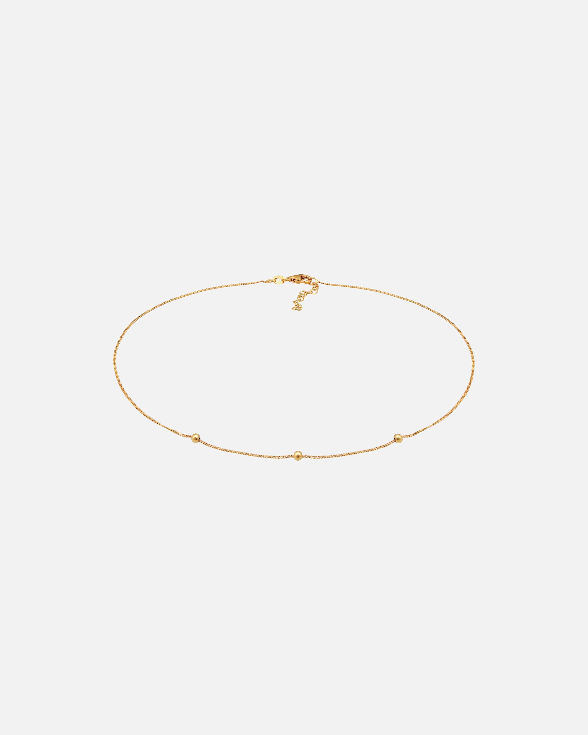Collana di Femmina Elli Giocoso girocollo di perline in argento sterling 925 goldfarben