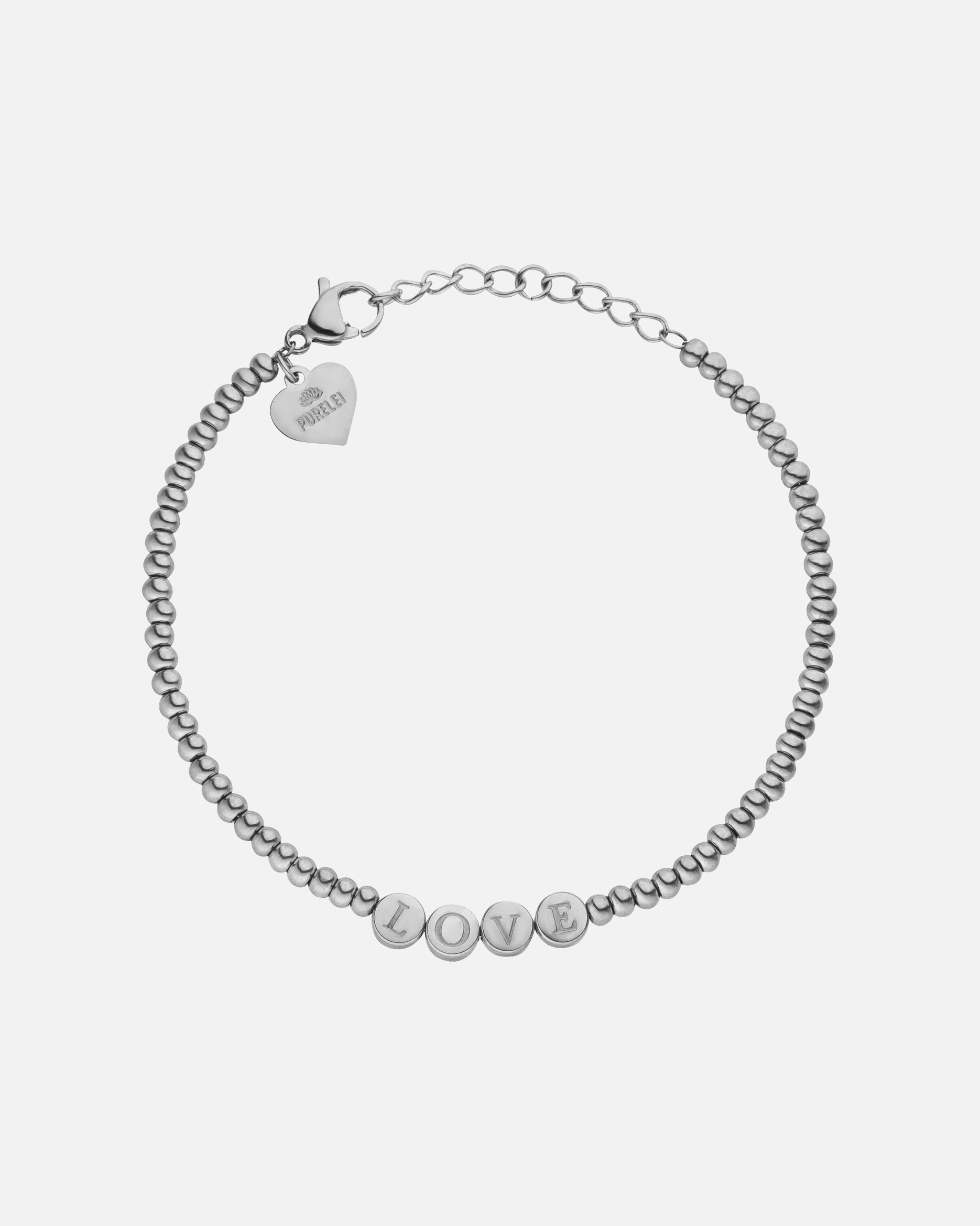 Braccialetto di Femmina Purelei Spread Love Bracciale 100% acciaio inossidabile Argento