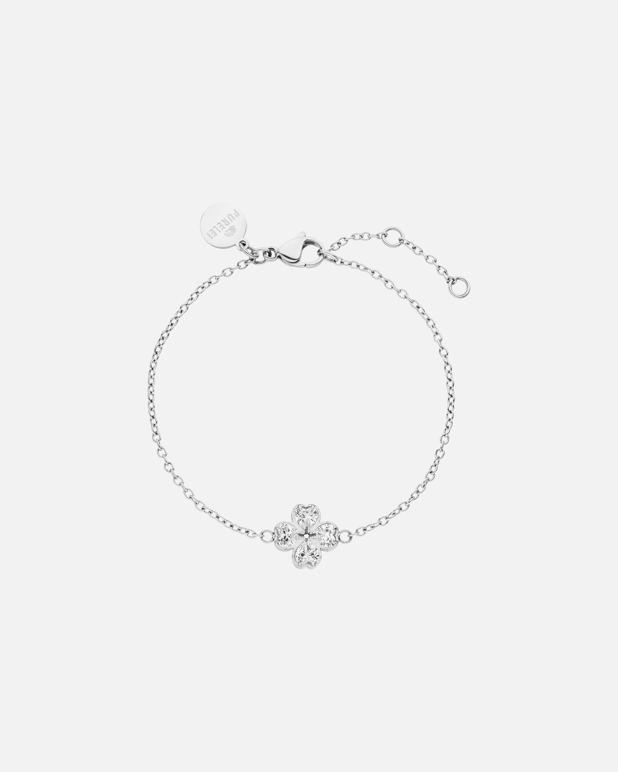 Braccialetto di Femmina Purelei Cuore Bracciale 100% acciaio inossidabile Argento