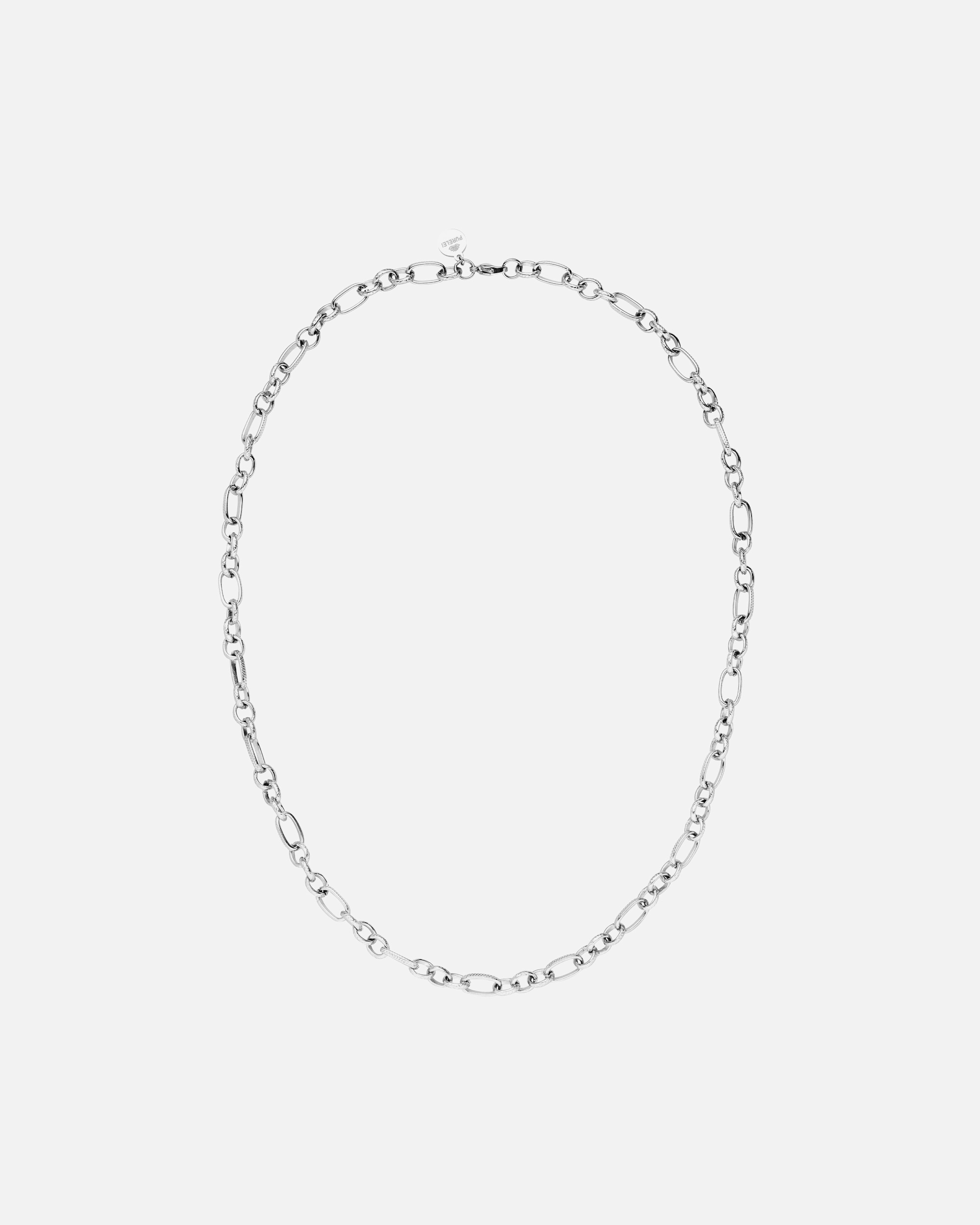 Collana di Femmina Purelei Fashion Show Collana 100% acciaio inossidabile Argento