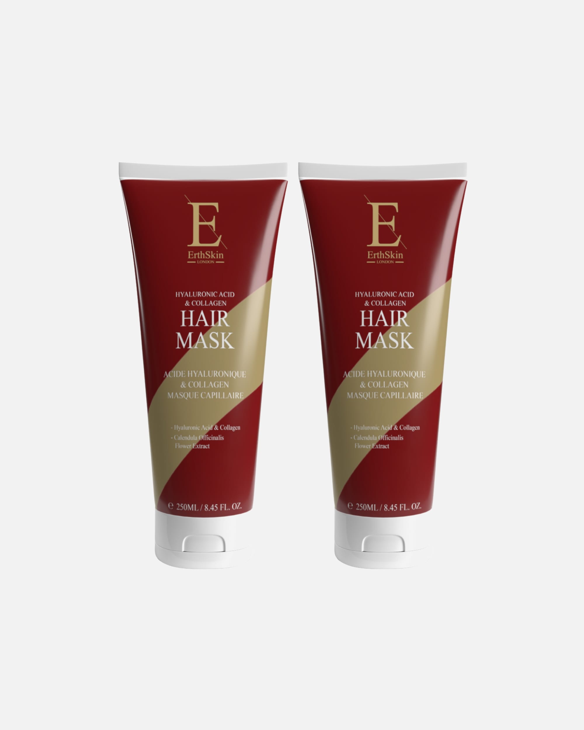 Maschera Capelli di Femmina ErthSkin London Duo di maschere per capelli 1 pezzo