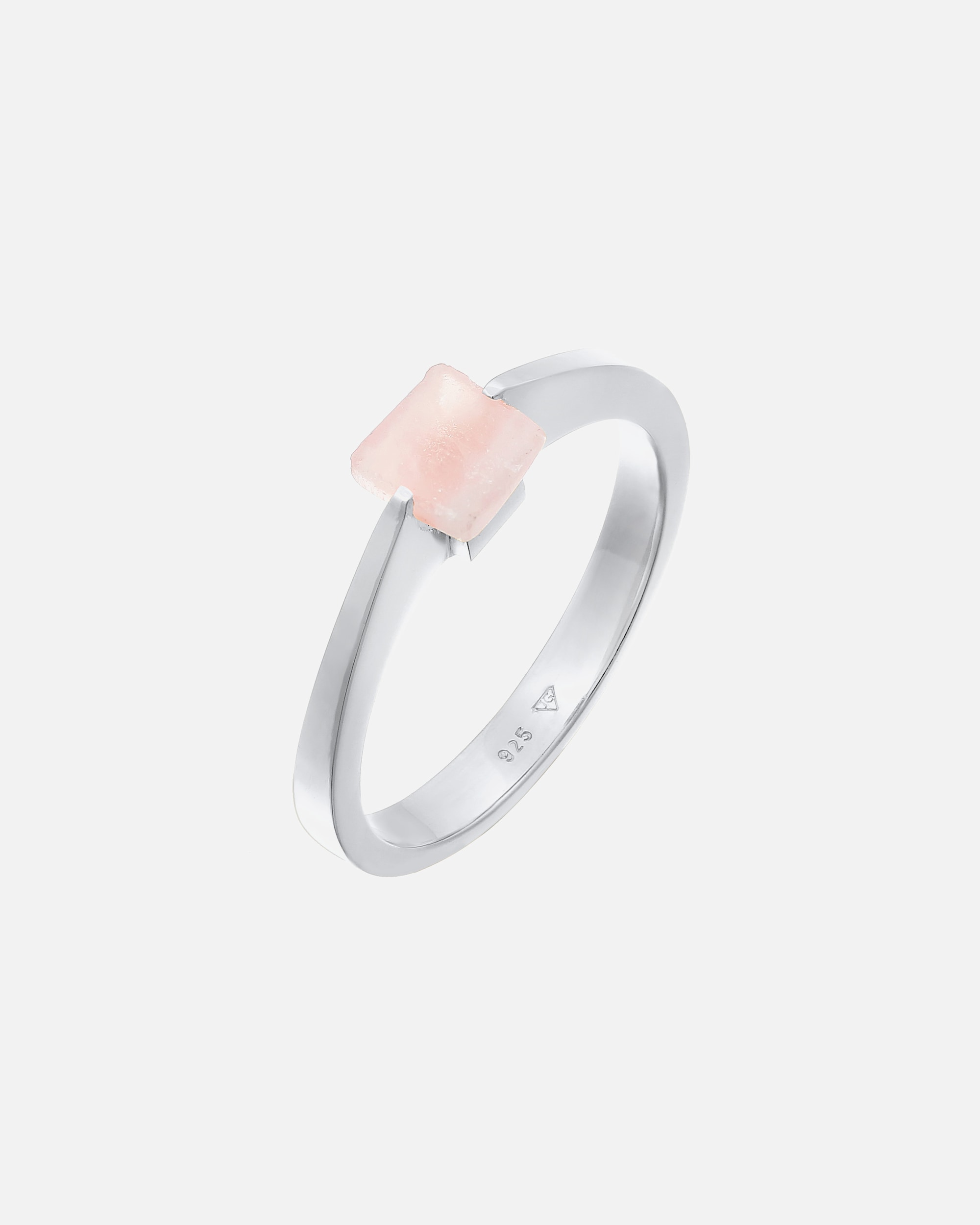 Anello di Femmina Elli PREMIUM Anello con pietra preziosa Capelli d'angelo in argento sterling 925 placcato oro 60