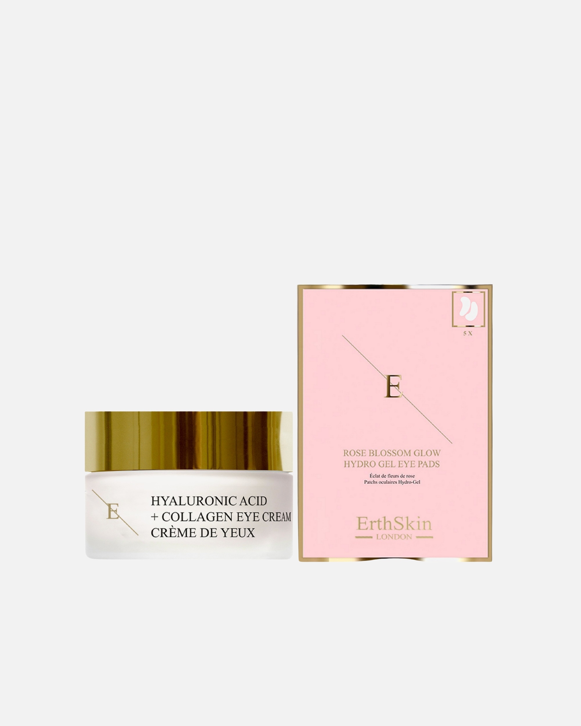 Kit cura occhi di Femmina ErthSkin London Set occhi Pro Age + Rose 1 pezzo