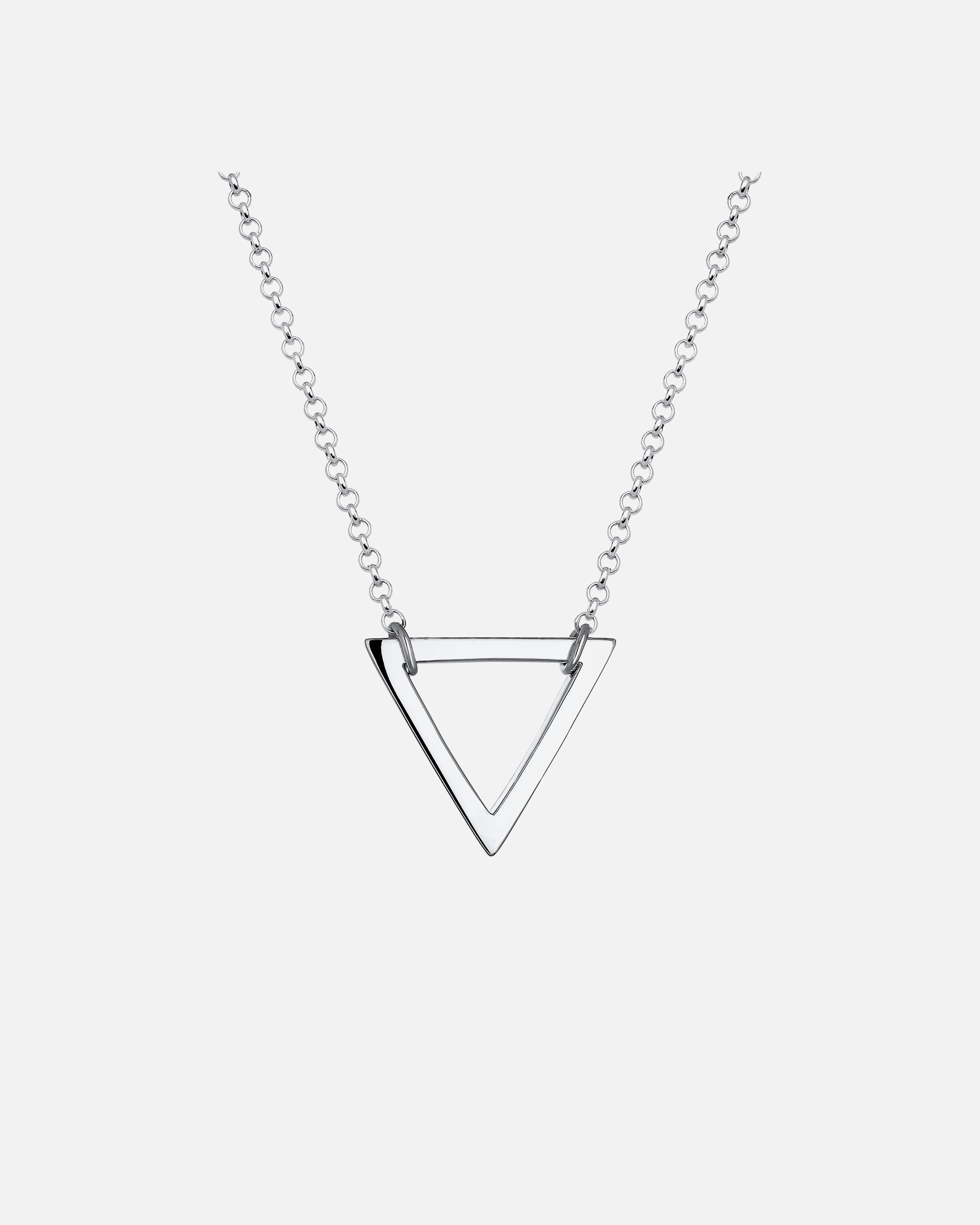 Collana di Femmina Elli Triangolo Geo Minimal Collana argento sterling 925 45