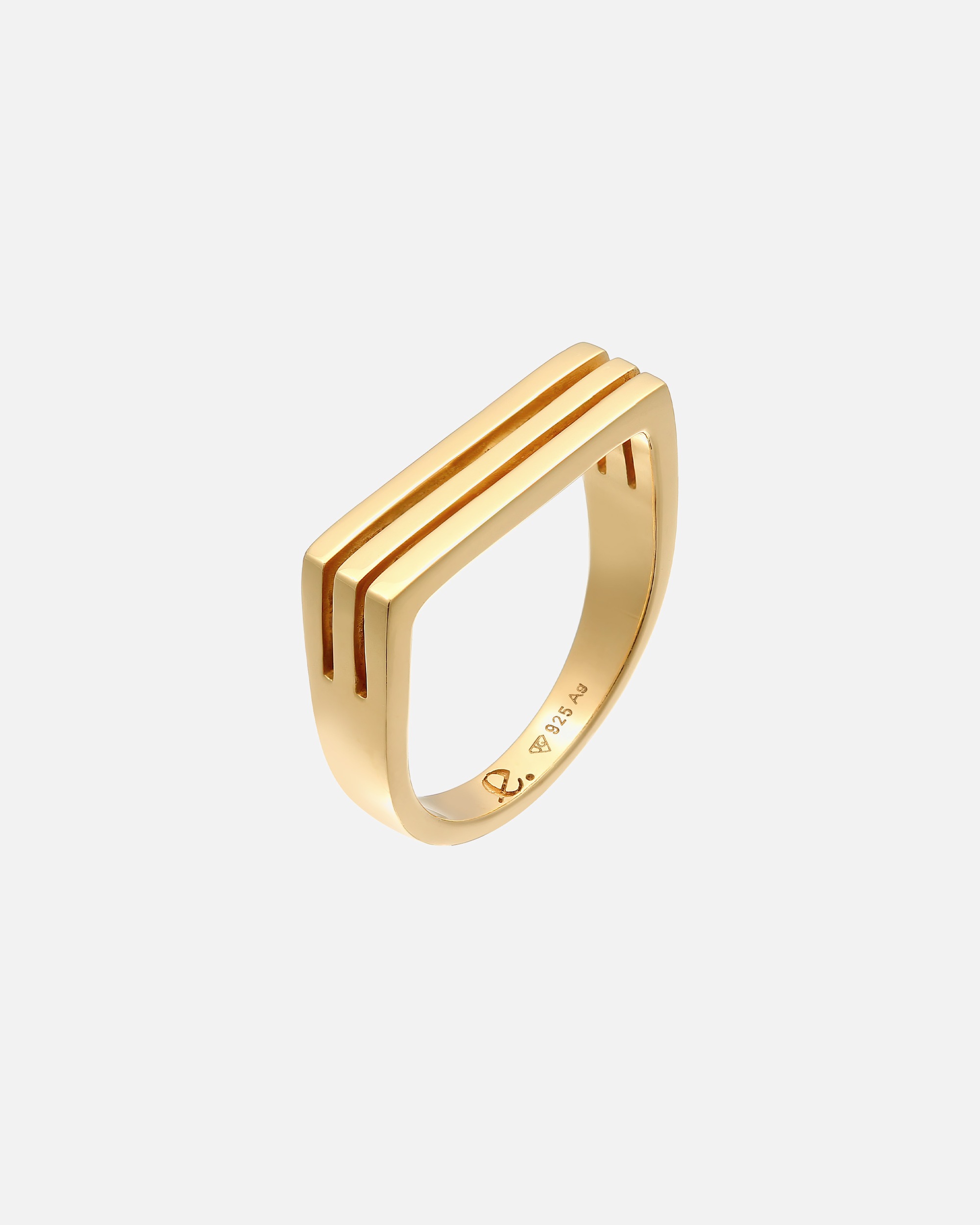 Anello di Femmina Elli PREMIUM Anello con Perle d'acqua dolce 925 Argento placcato 52