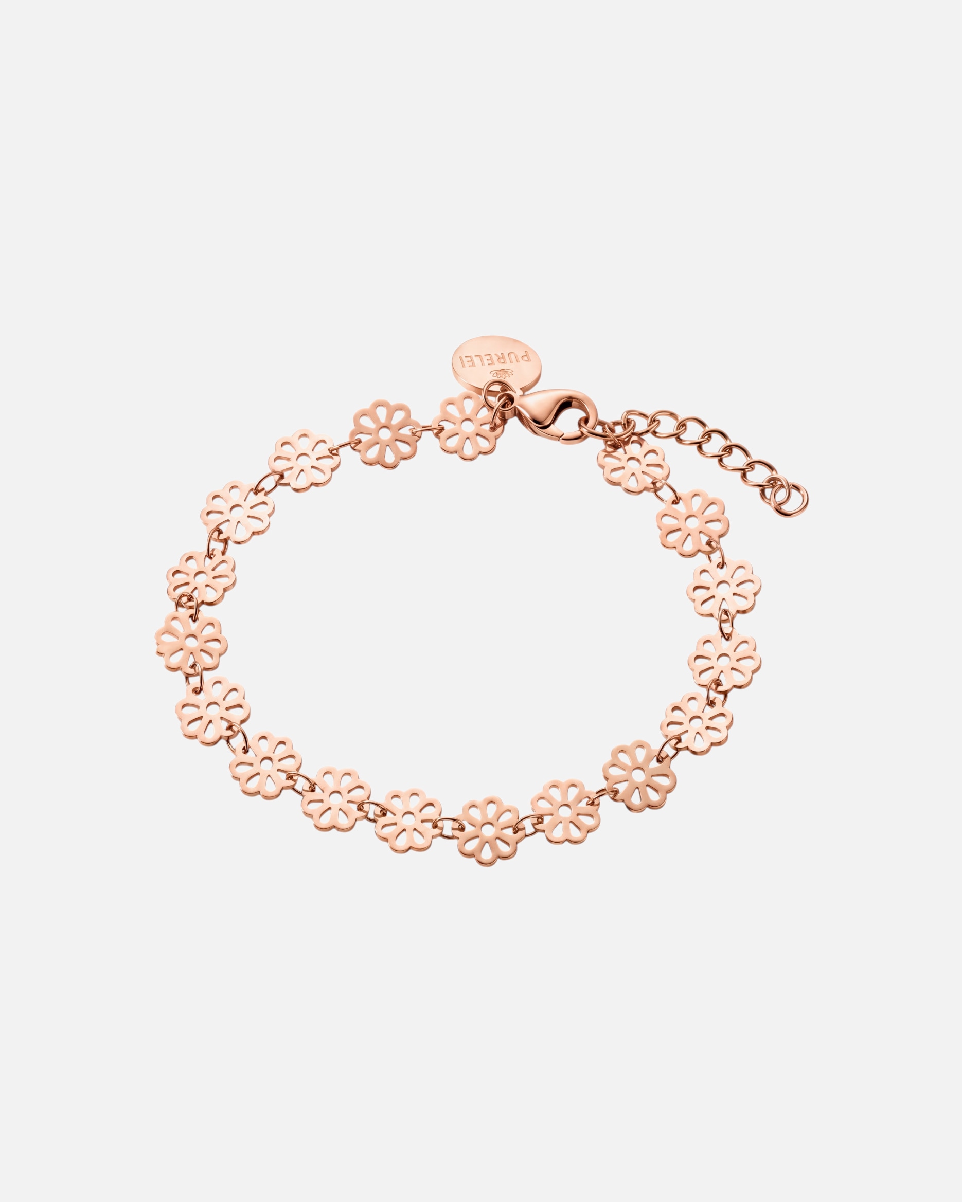 Braccialetto di Unisex Purelei Blossom Bracciale 100% acciaio inossidabile Oro rosa