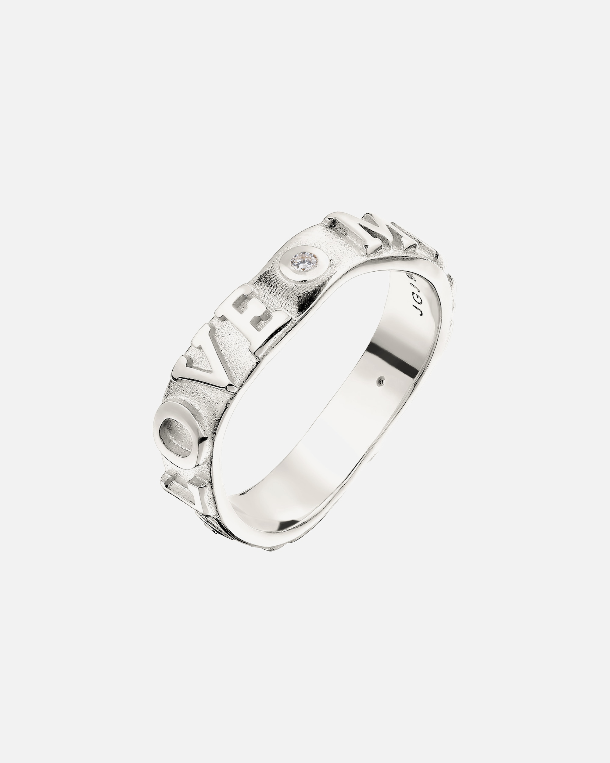 Anello di Femmina Elli Anello Zirconia Bianco 925 Sterling Silver 54