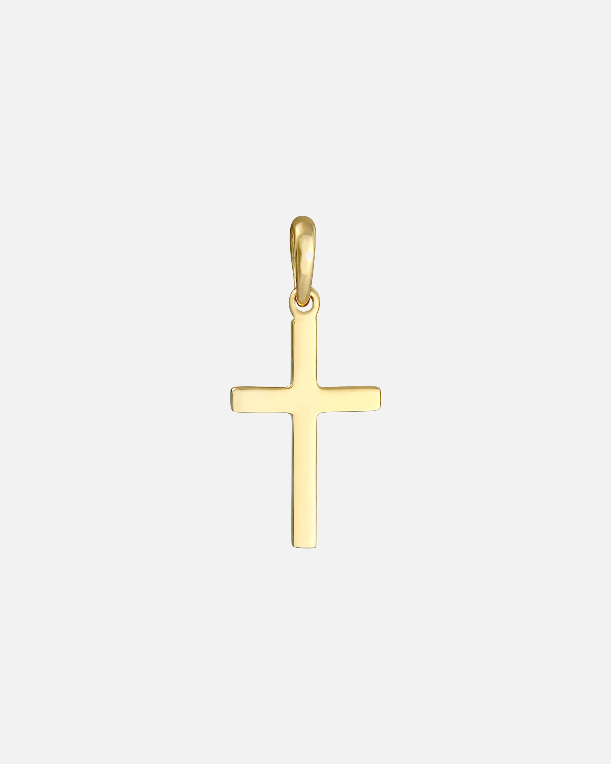 Pendente di Femmina Elli Croce ciondolo minimale fede religione tendenza in argento sterling 925 goldfarben
