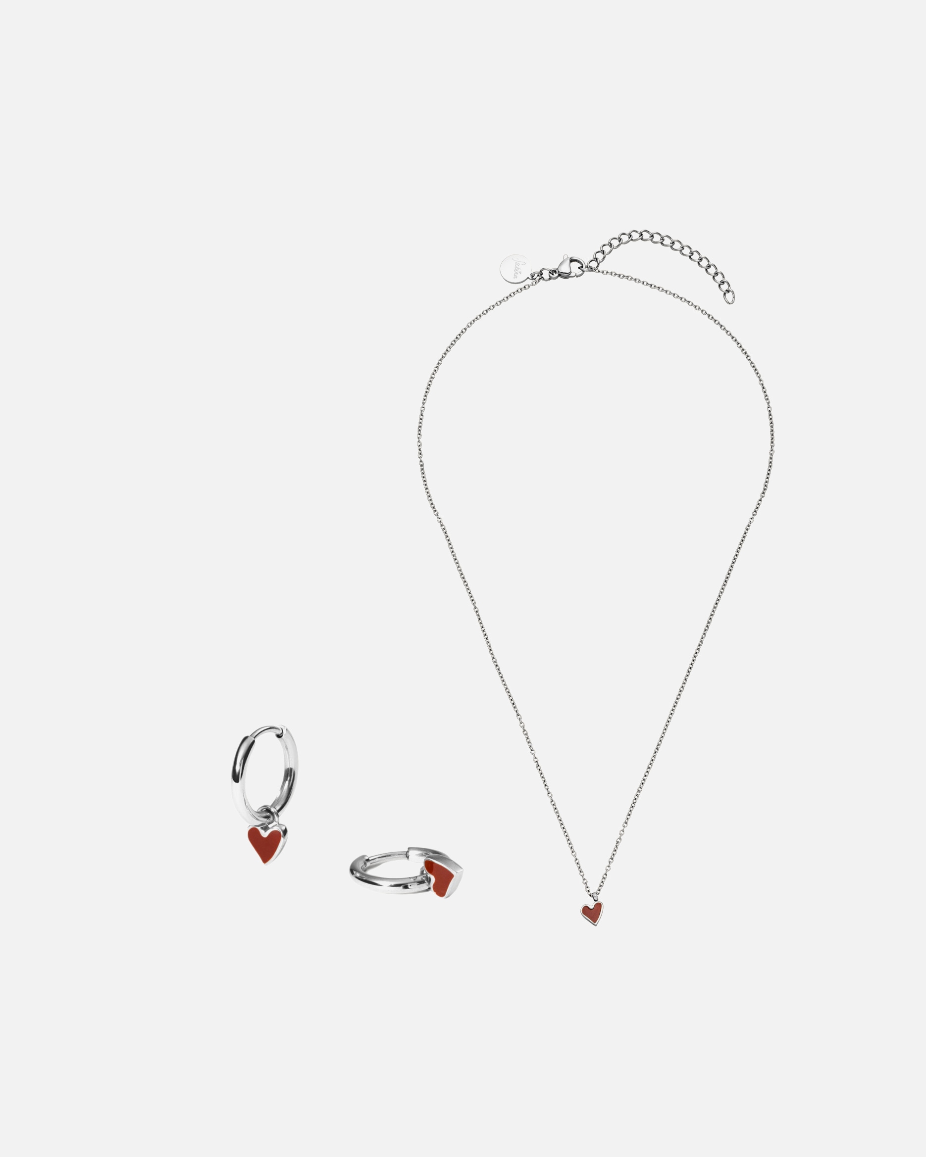 Set Gioielli di Unisex Purelei Memory Set di gioielli 100% acciaio inossidabile Argento