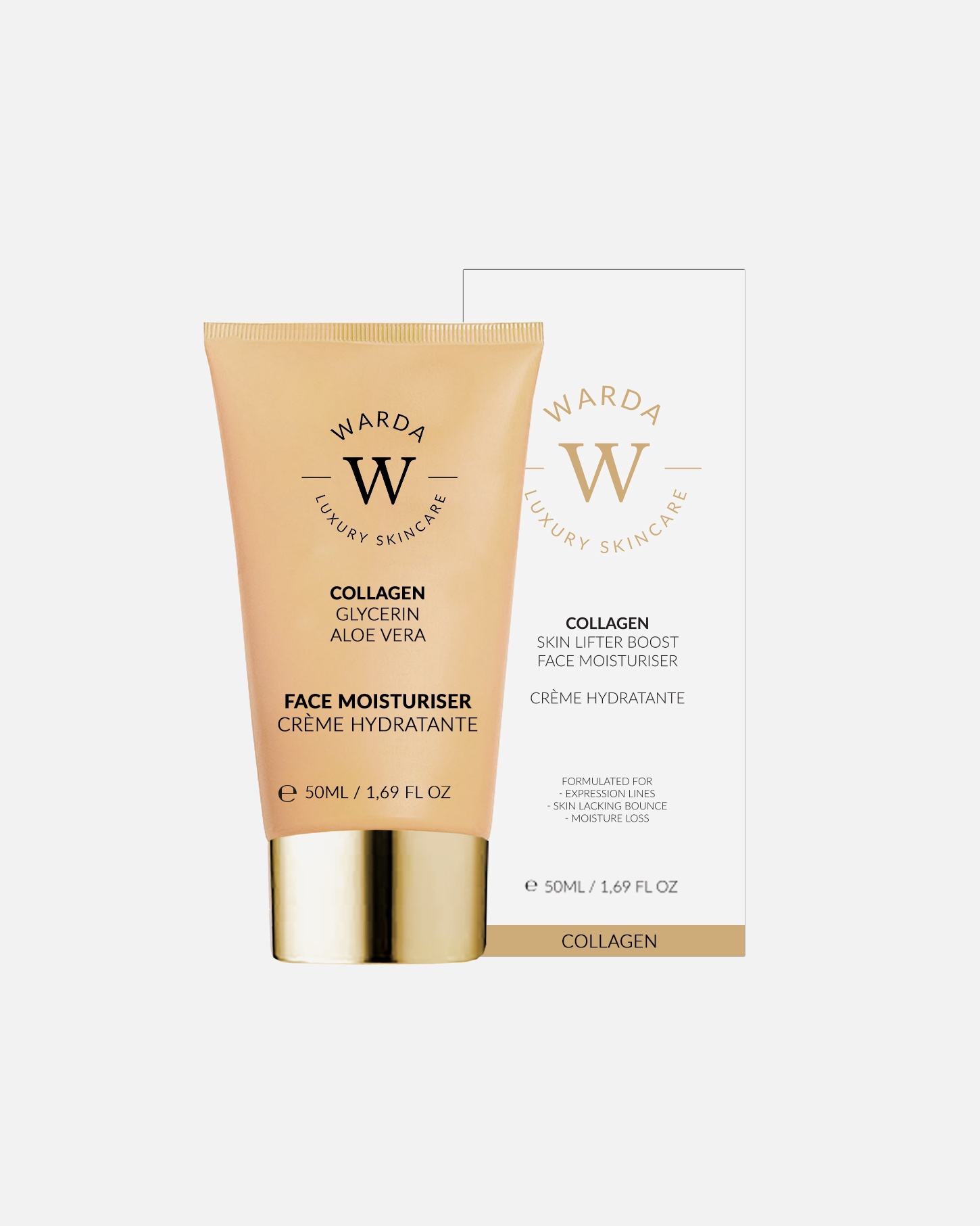 Trattamento viso di Femmina WARDA LUXURY SKINCARE Crema al collagene 50ml
