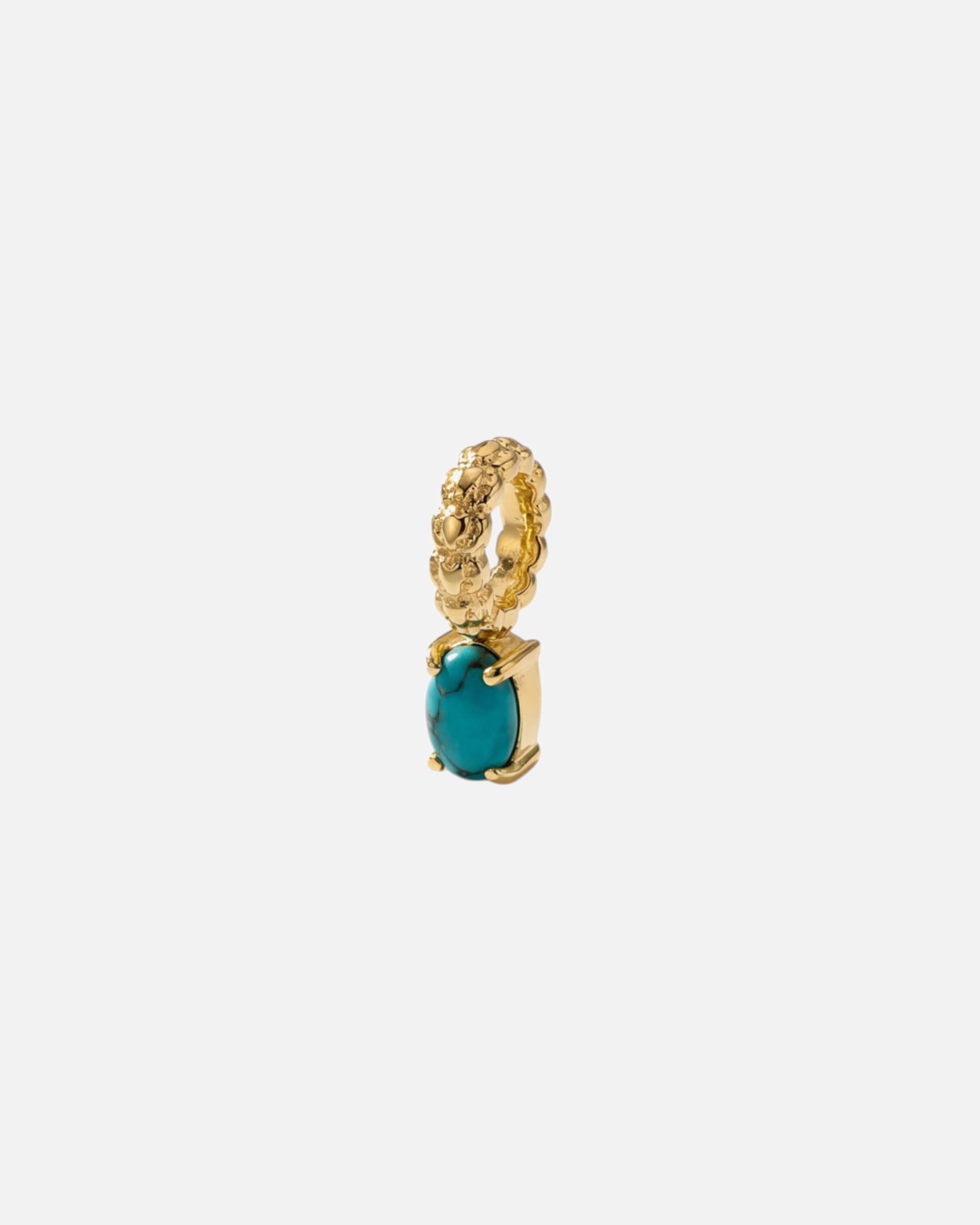 Pendente di Unisex Purelei Pietra portafortuna LEI Dicembre Turchese Ciondolo 100% acciaio inossidabile Oro