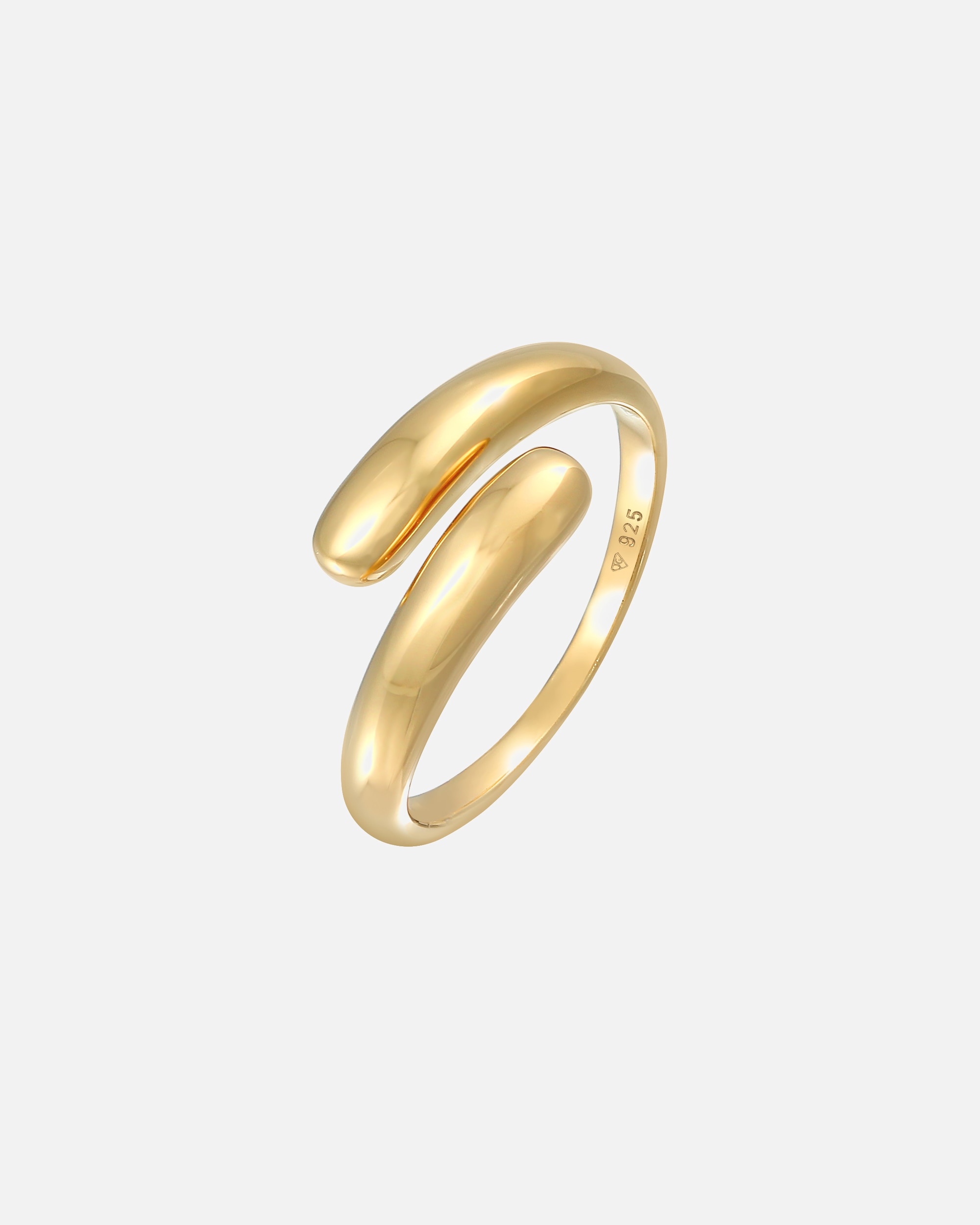 Anello di Femmina Elli Anello di avvolgimento Delicato Basic Trend Blogger in argento sterling 925 52