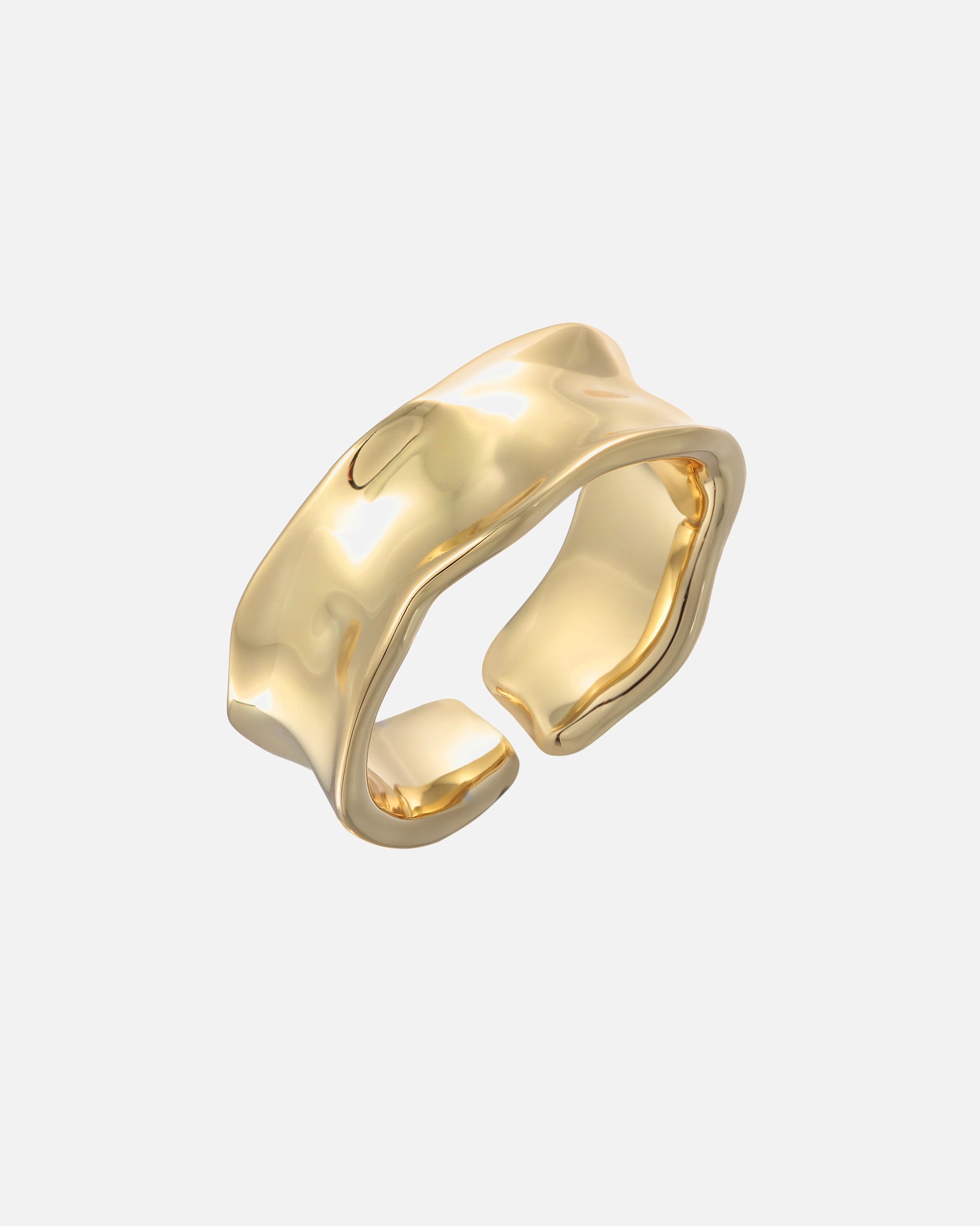 Anello di Femmina Elli Anello a Fascia Impilabile Intrecciato Colore Oro per Donna 58