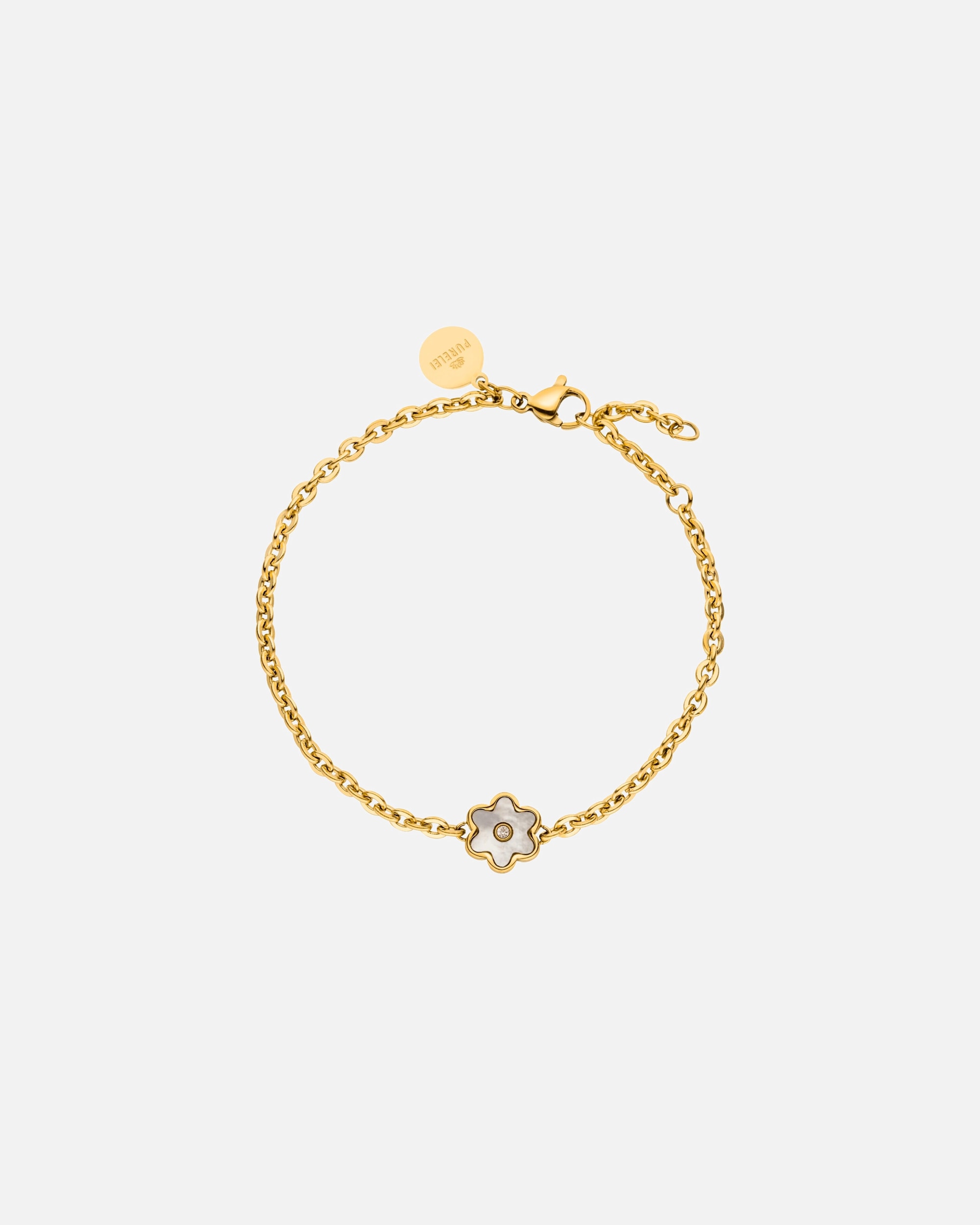 Braccialetto di Femmina Purelei Flourish Bracciale 100% acciaio inossidabile Oro