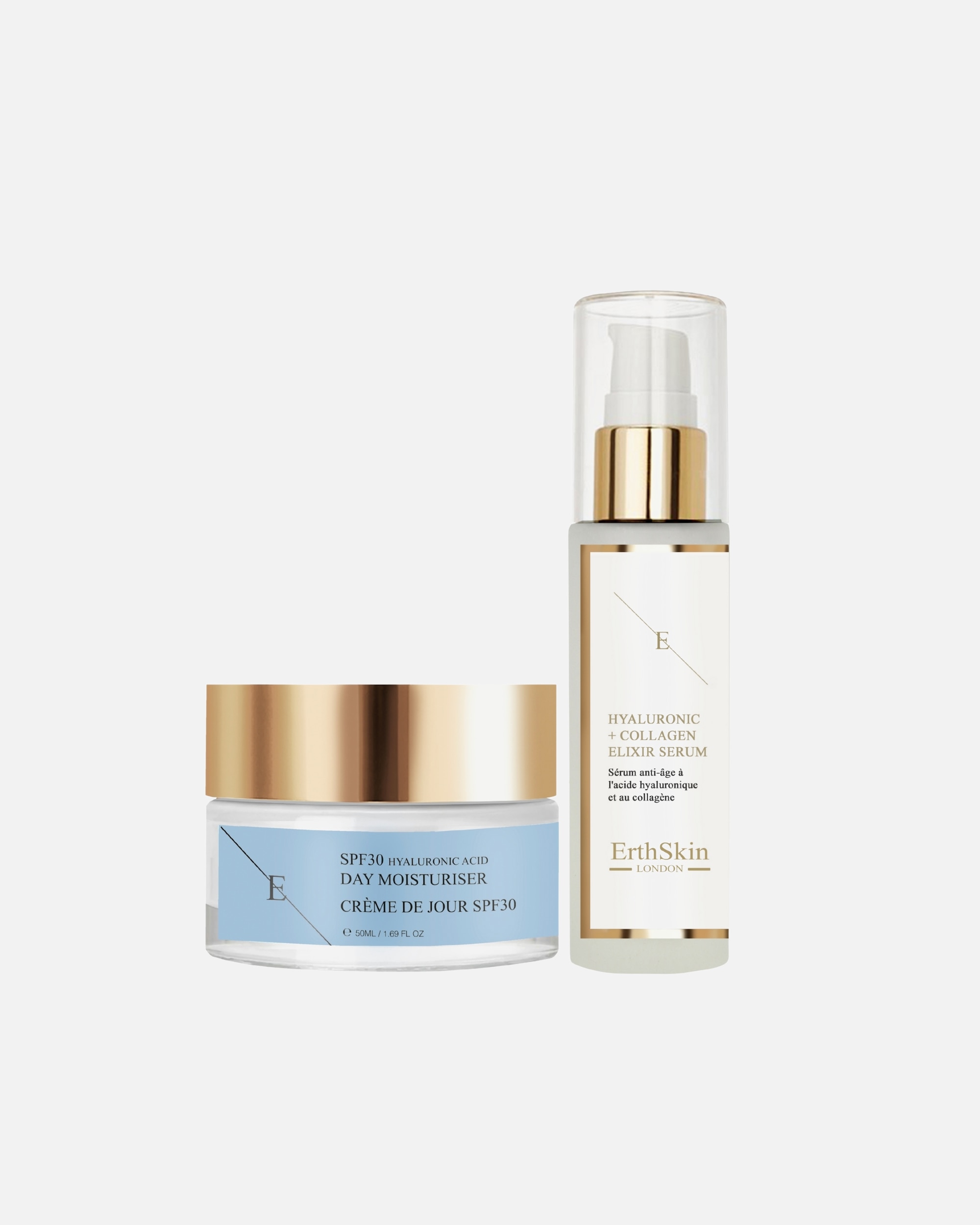 Set cura del viso di Femmina ErthSkin London Hydra Glow SPF30 Duo 1 pezzo