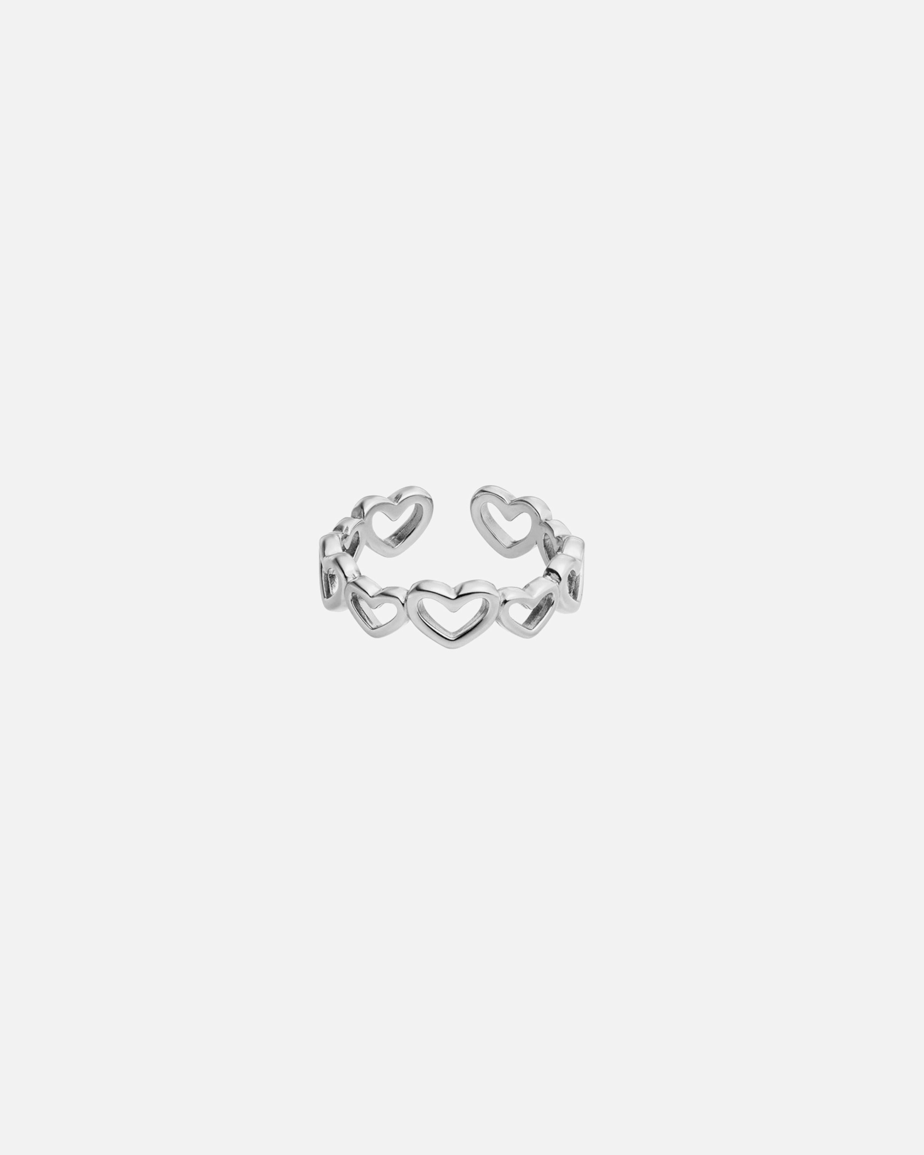 Anello di Unisex Purelei Heart Anello 100% acciaio inossidabile Argento