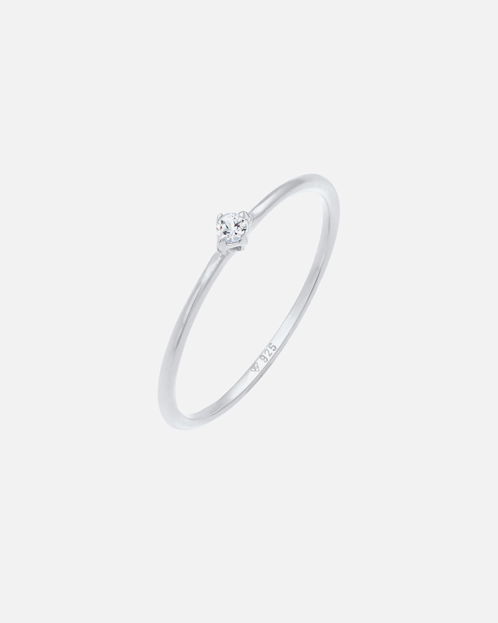 Anello di Femmina Elli PREMIUM Sole Splendente Stile Astro in Argento 925 52