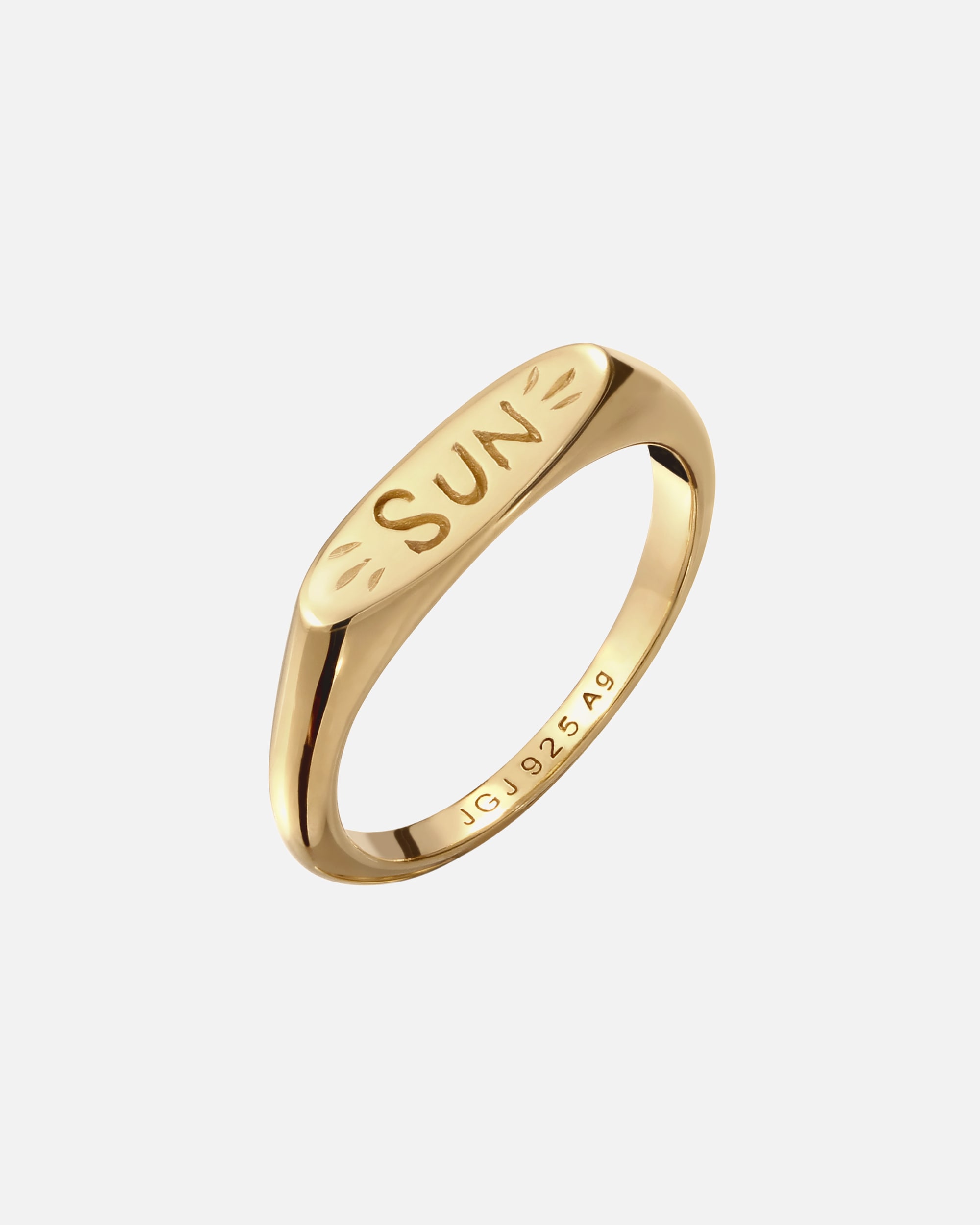 Anello di Femmina Elli Anello Sole 925 Sterling Silver Gold-plated 56