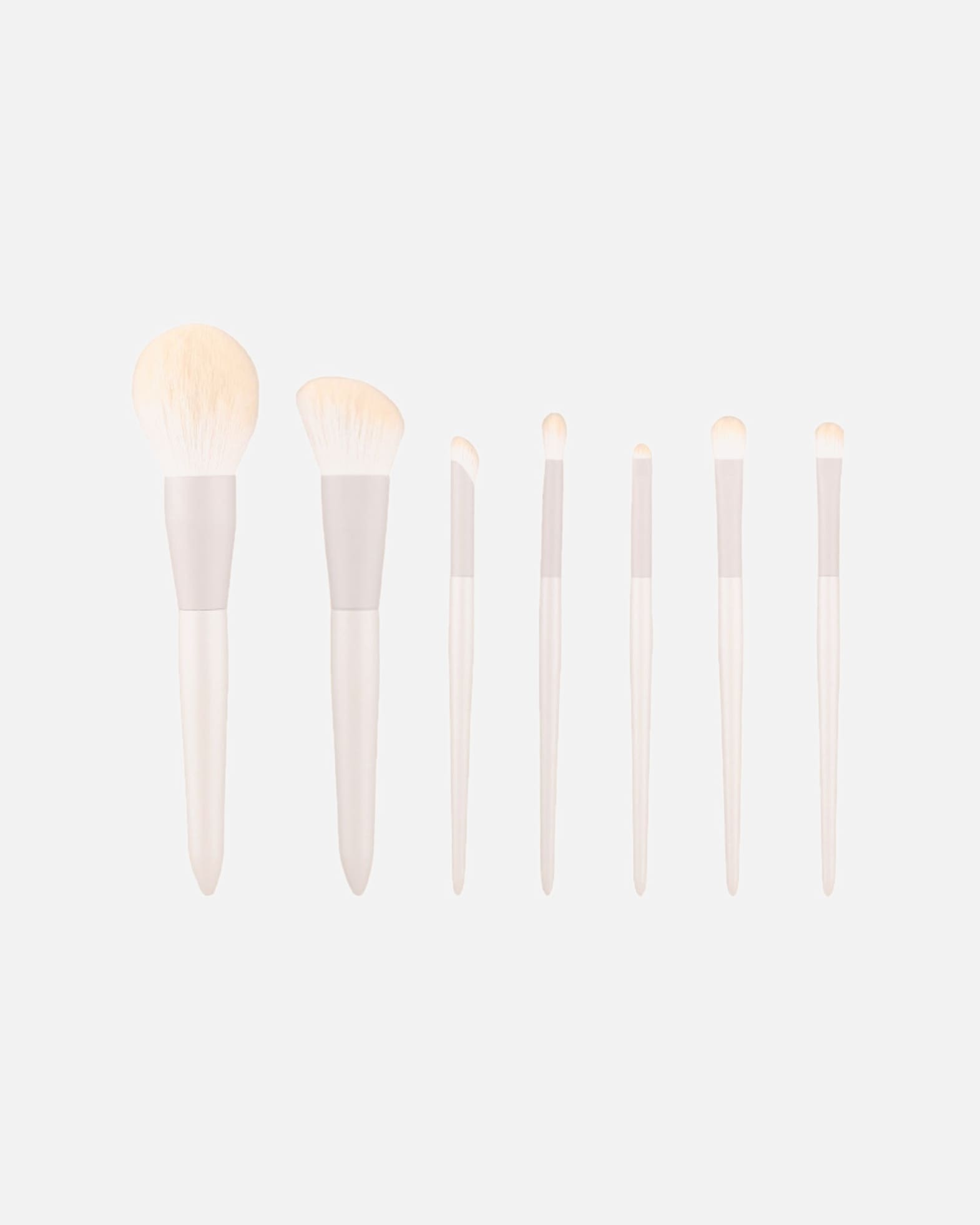 Set Pennelli di Unisex Set di pennelli da trucco Feather Lite Bianco