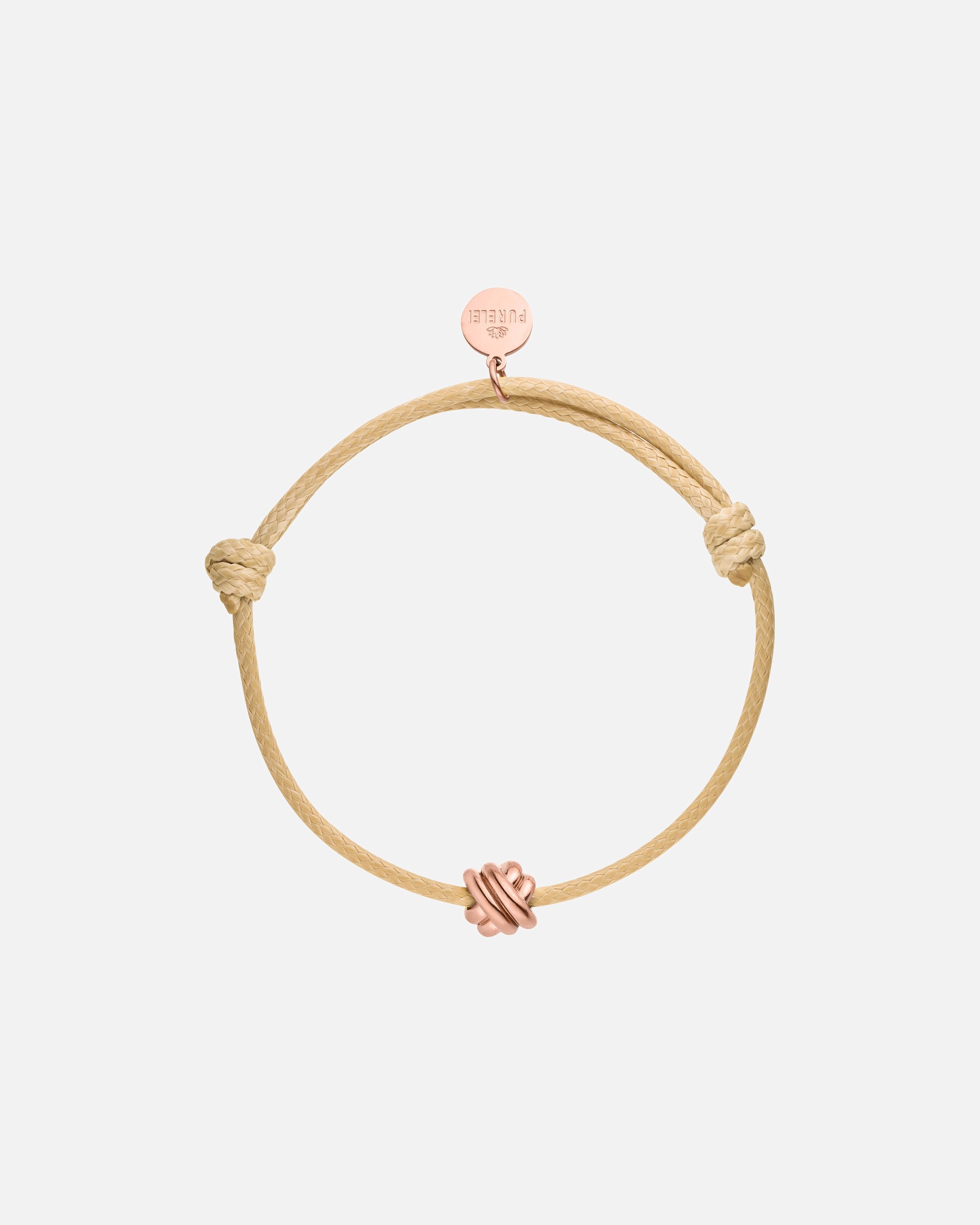 Braccialetto di Femmina Purelei Knot Bracciale 100% acciaio inossidabile Oro rosa