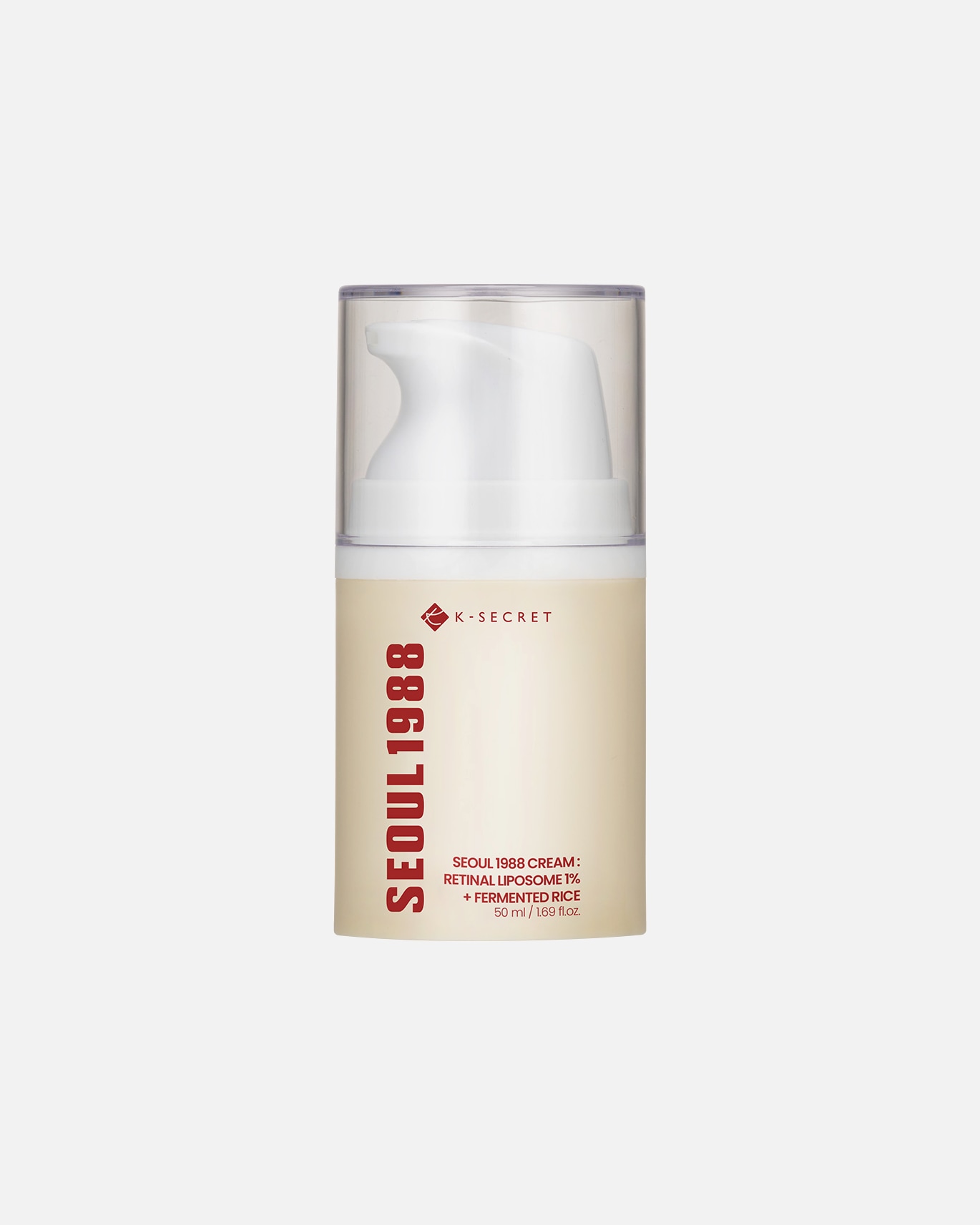 Trattamento viso di Unisex K-SECRET SEOUL 1988 Cream : Retinal Liposome 1% + Fermented Rice 50 ml