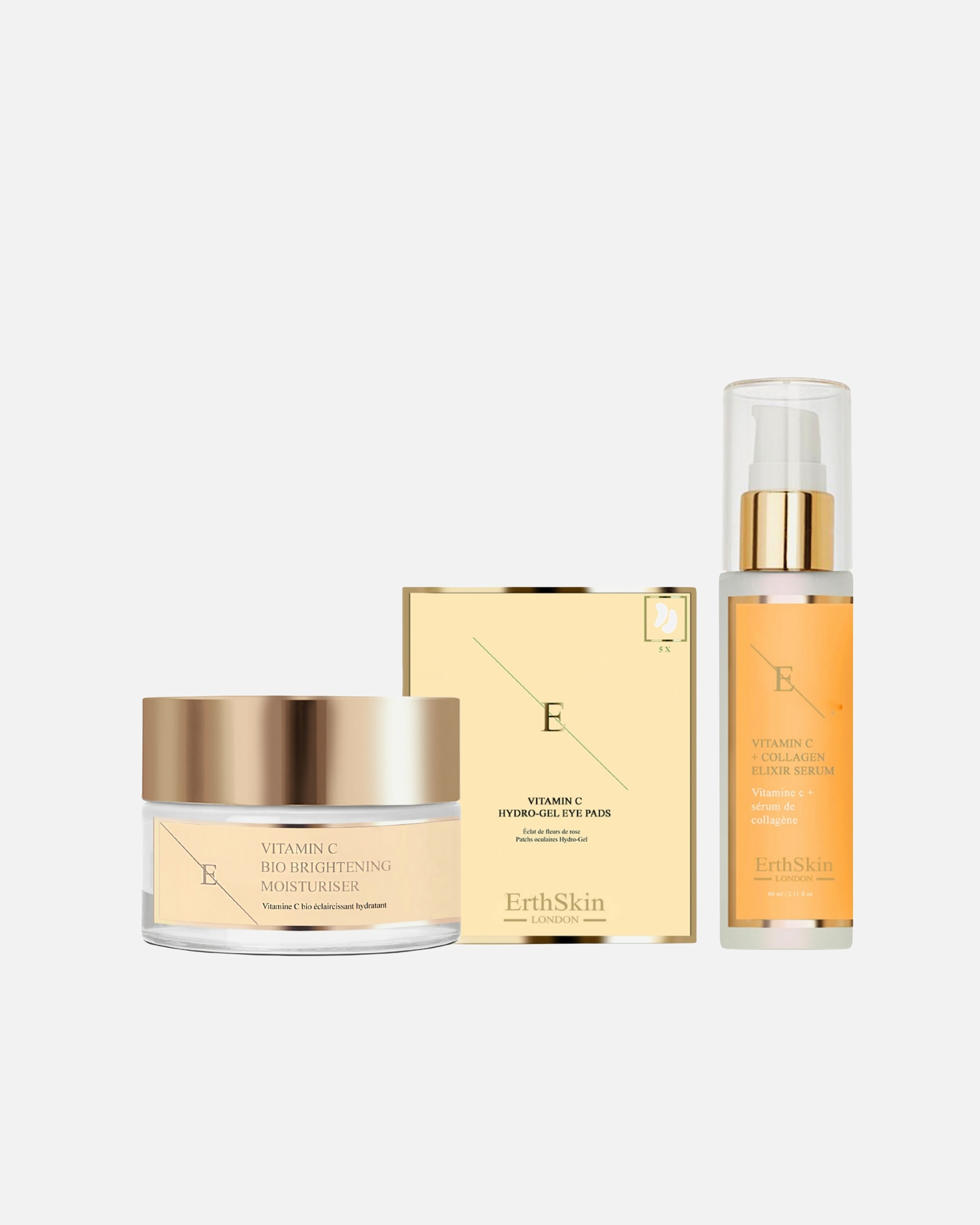 Set cura del viso di Femmina ErthSkin London Set illuminante alla vitamina C 1 pezzo