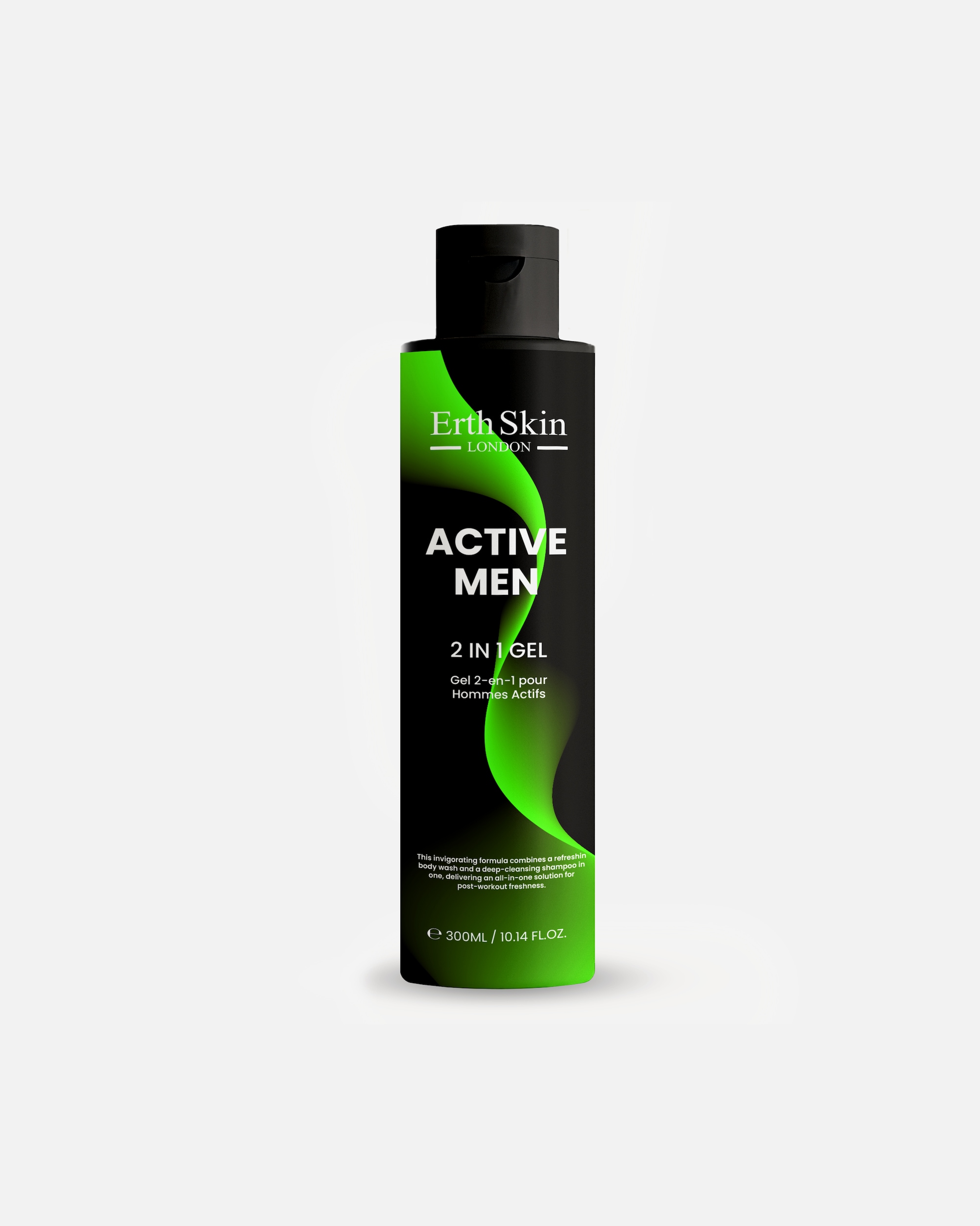 Bagnoschiuma di Femmina ErthSkin London Gel doccia 2 in 1 Active Men 300ml